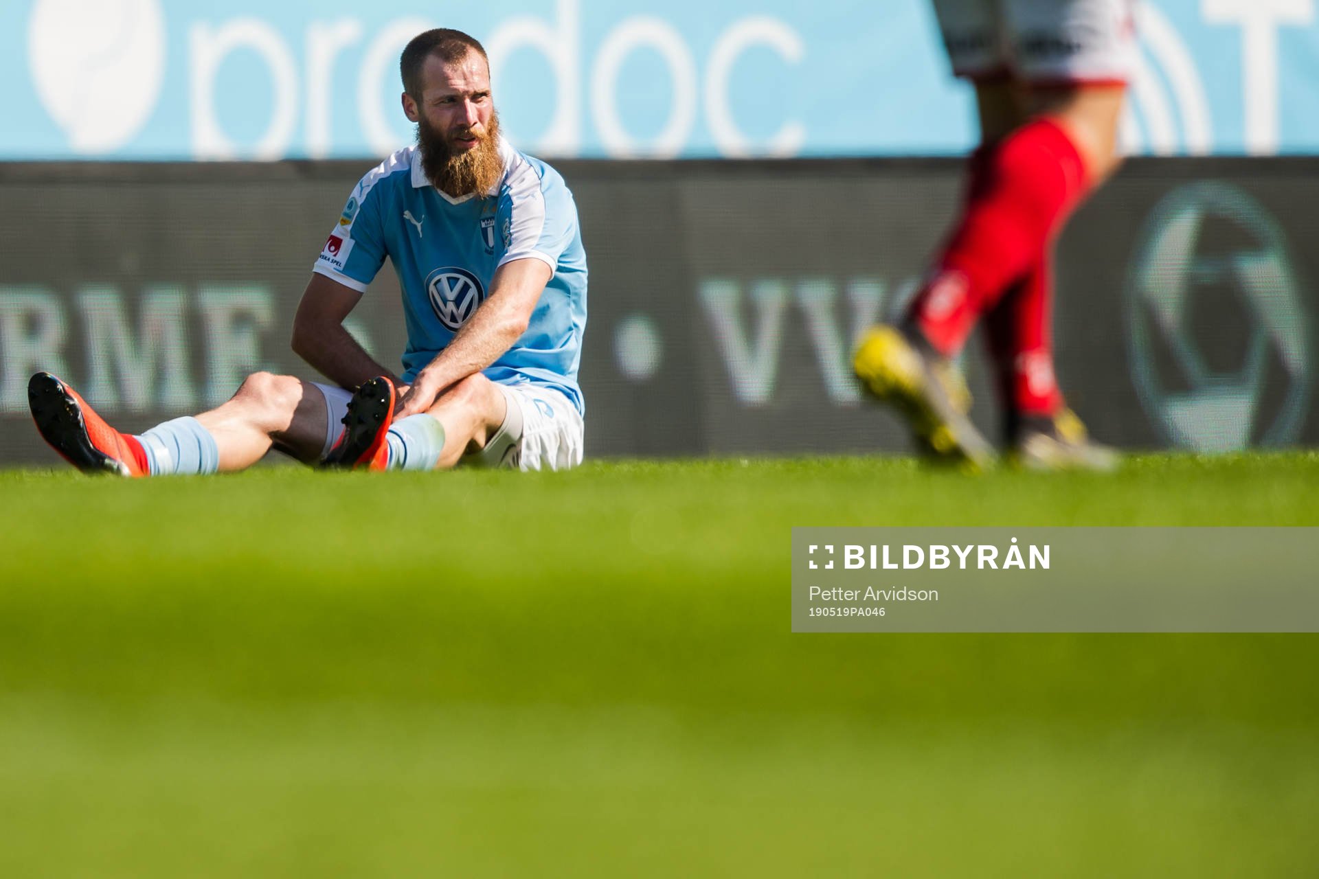 Malmö FFs Jo Inge Berget har ont