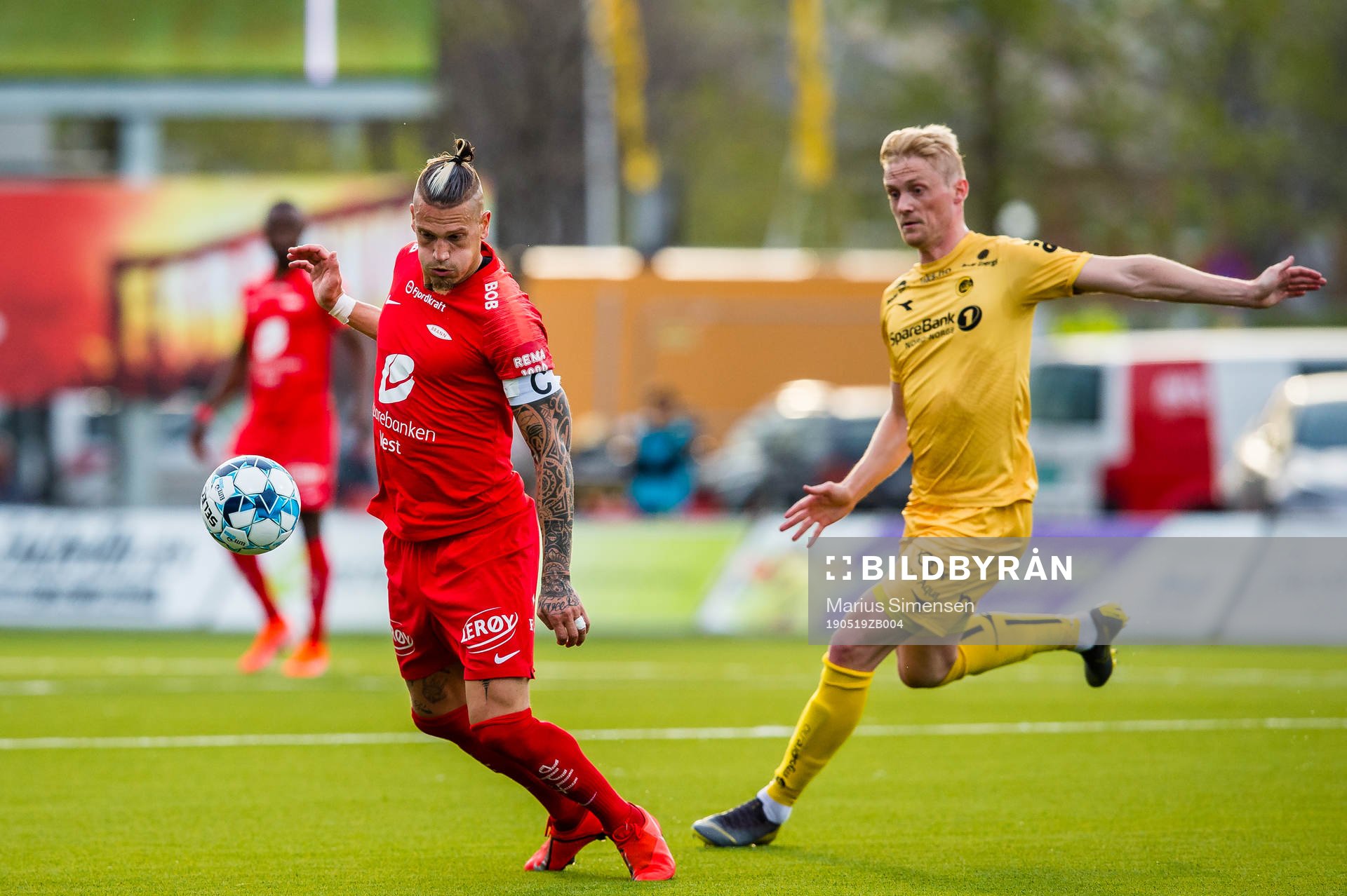 Vito Wormgoor of Brann and Geir André Herrem of Bodø/Glimt