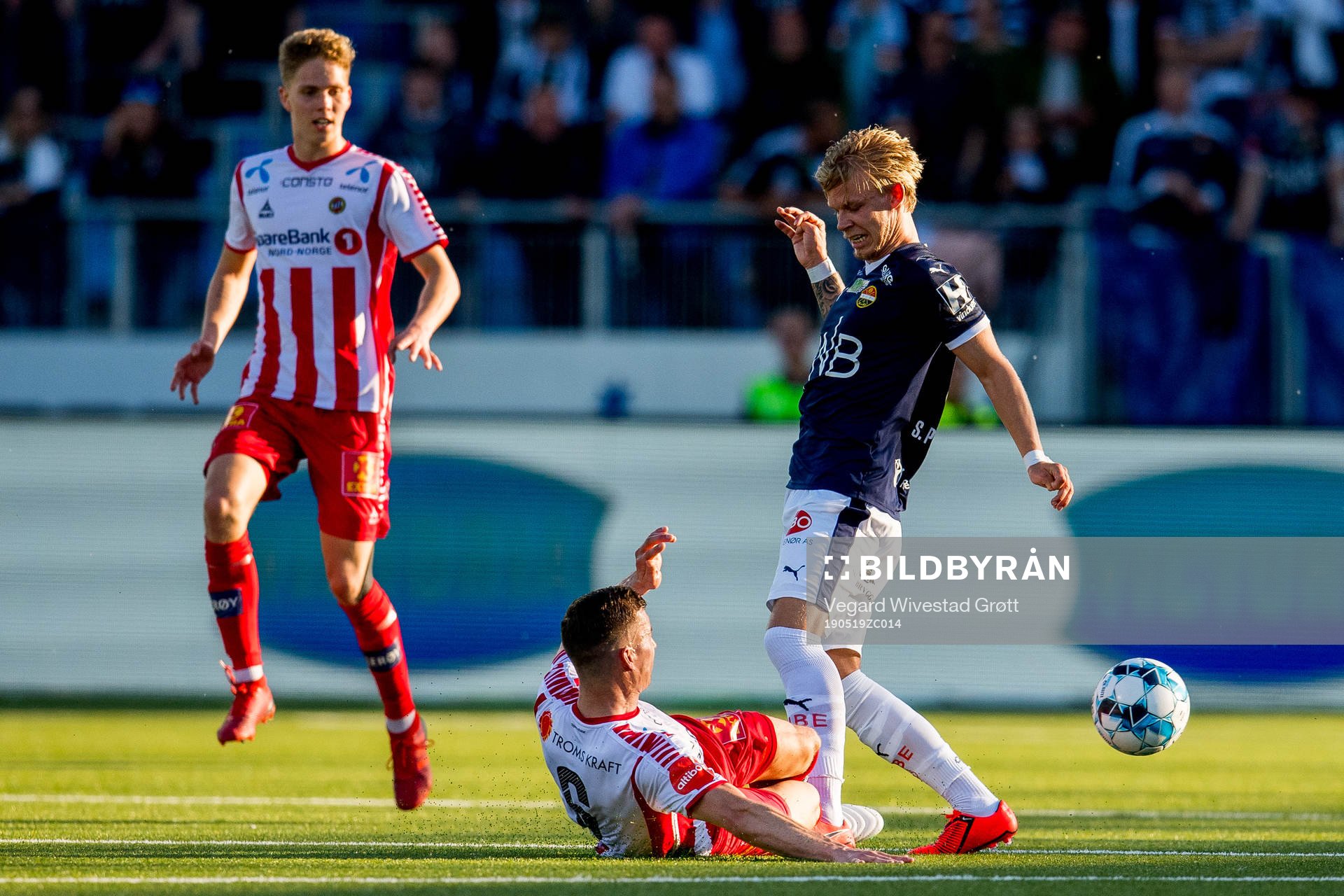 Juha Markus Pirinen of Tromsø and Sebastian Pedersen of