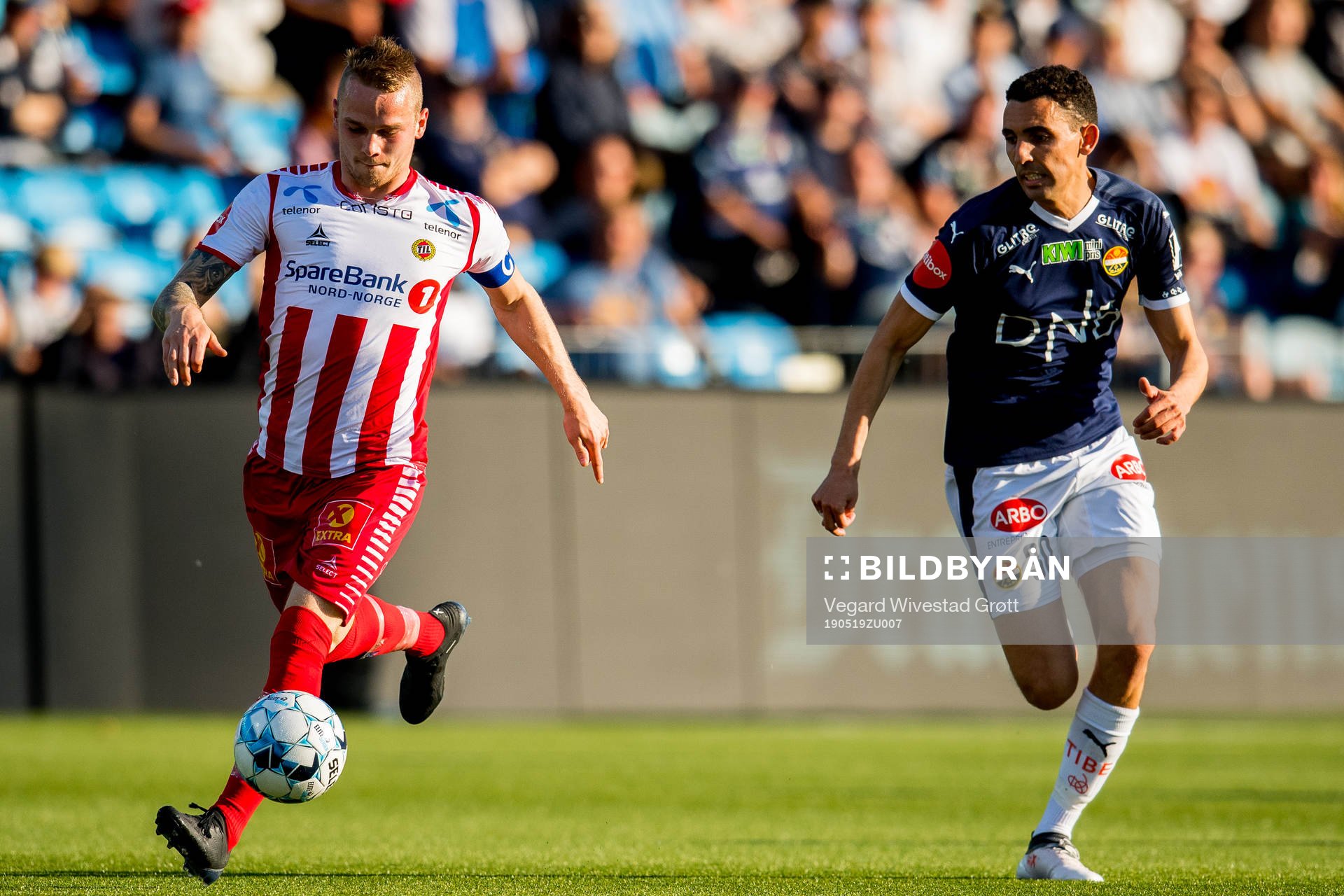 Kent-Are Antonsen of Tromsø and Mustafa Mos Abdellaoue