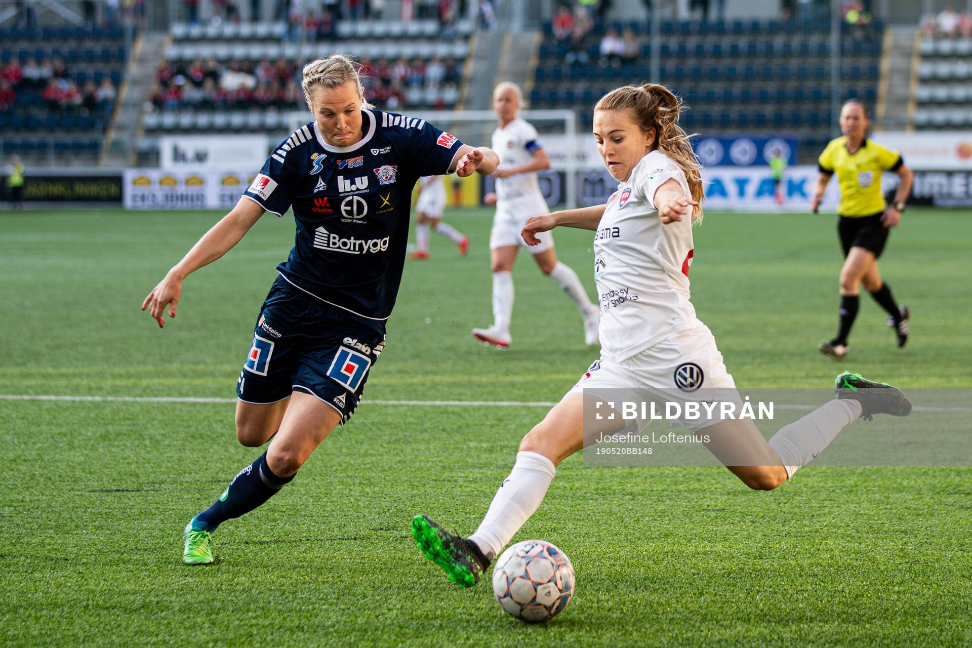 Linköpings Lisa Lantz och Rosengårds Mie Leth Jans