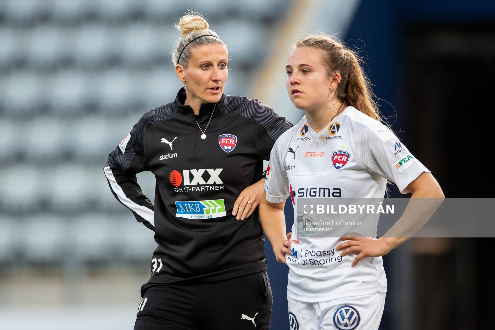 Rosengårds Anja Mittag och Fiona Brown