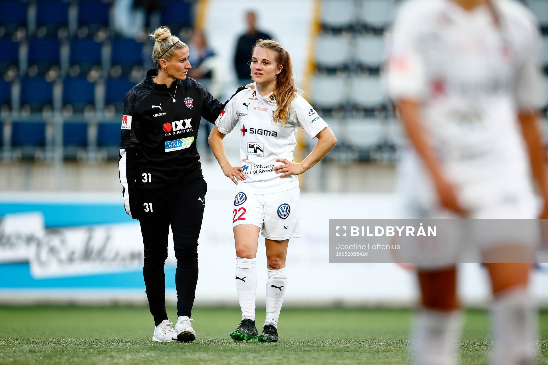 Rosengårds Anja Mittag och Fiona Brown