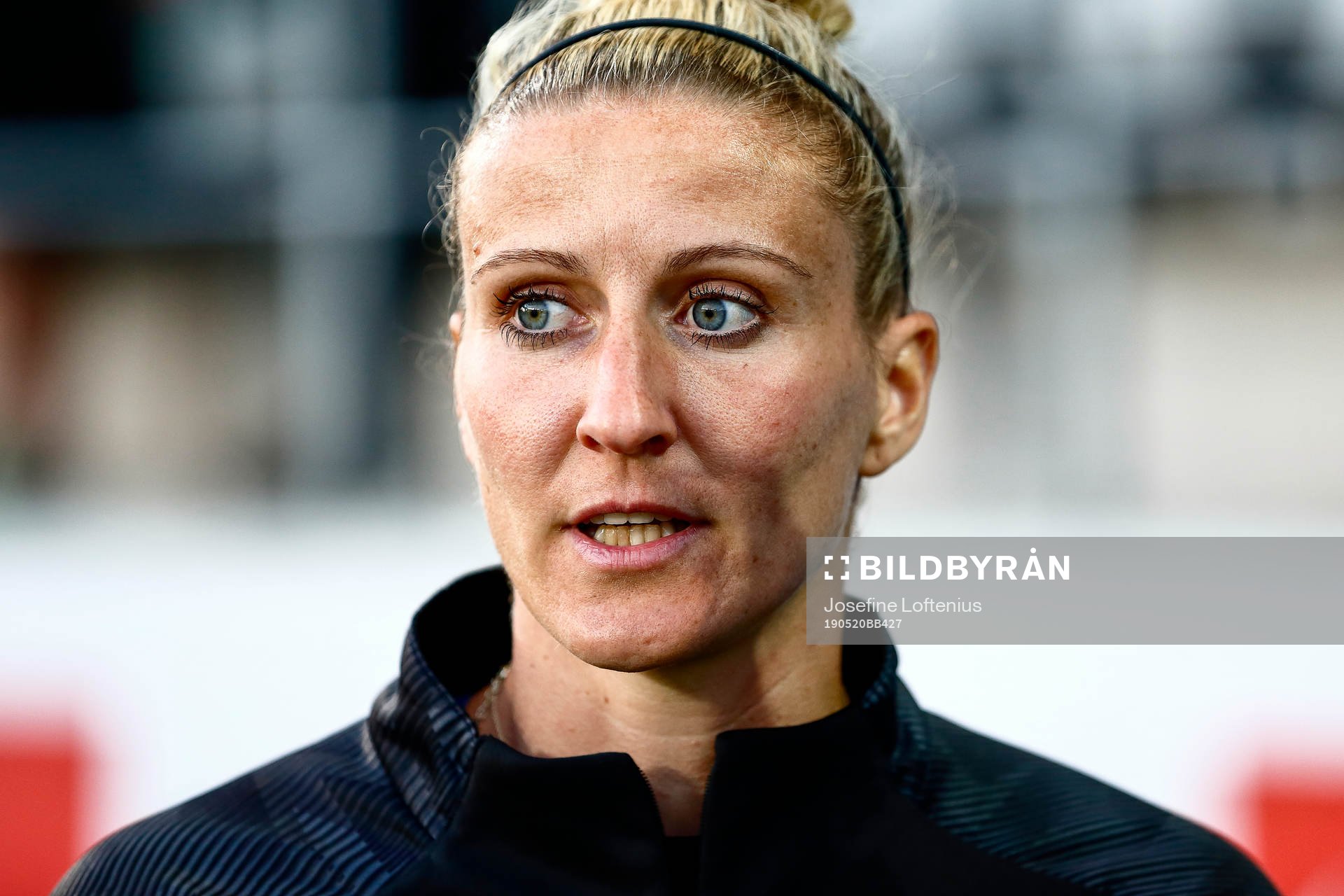 Rosengårds Anja Mittag blir intervjuad