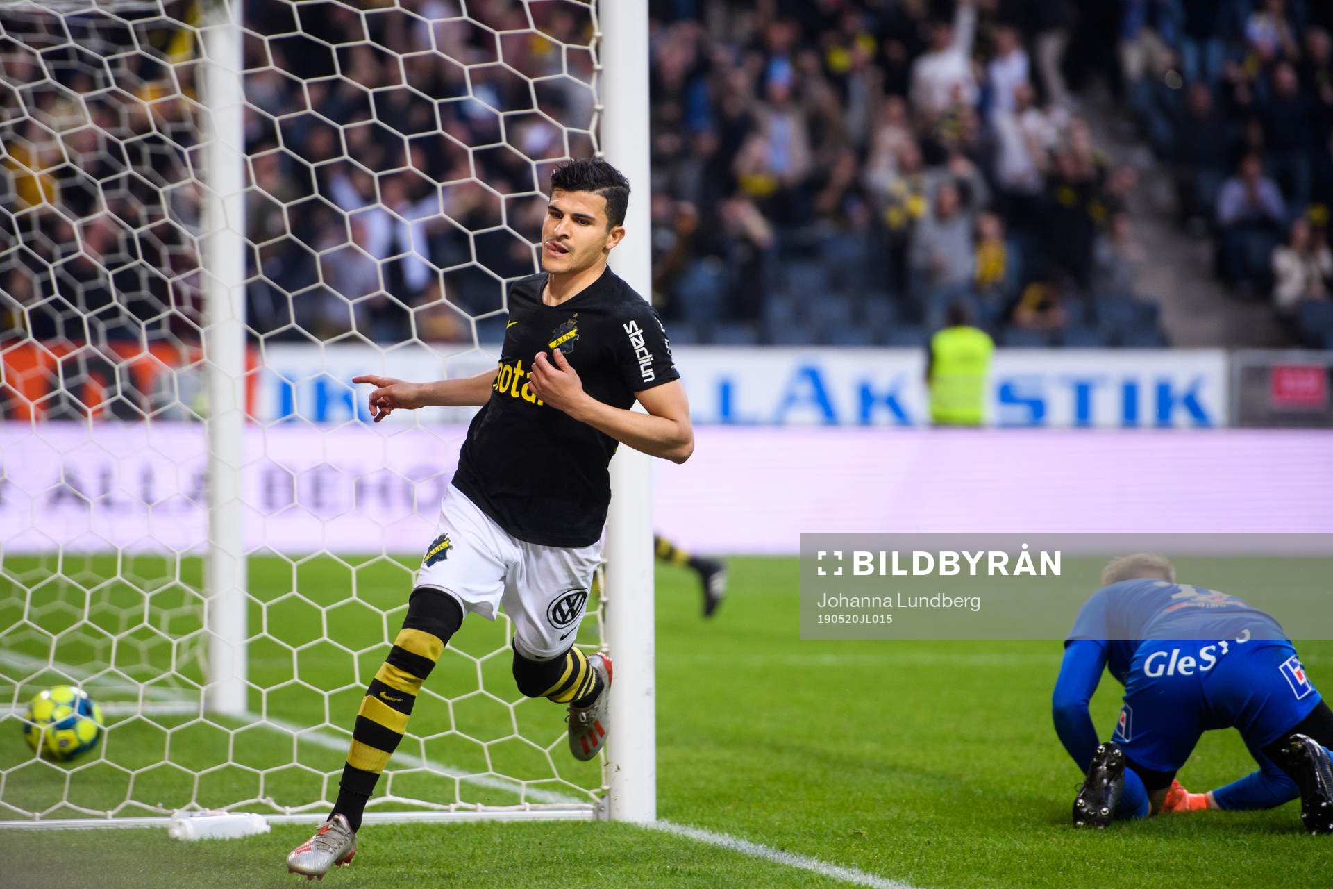 s Tarik Elyounoussi jublar