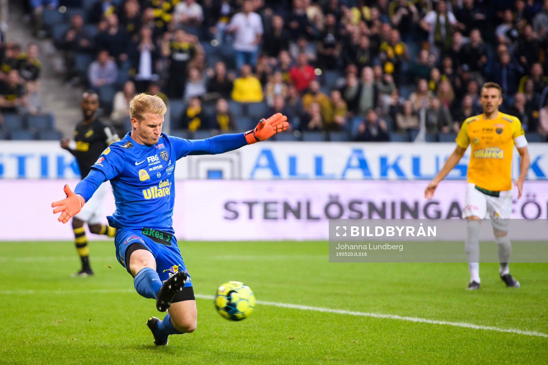 Falkenbergs målvakt Hampus Nilsson
