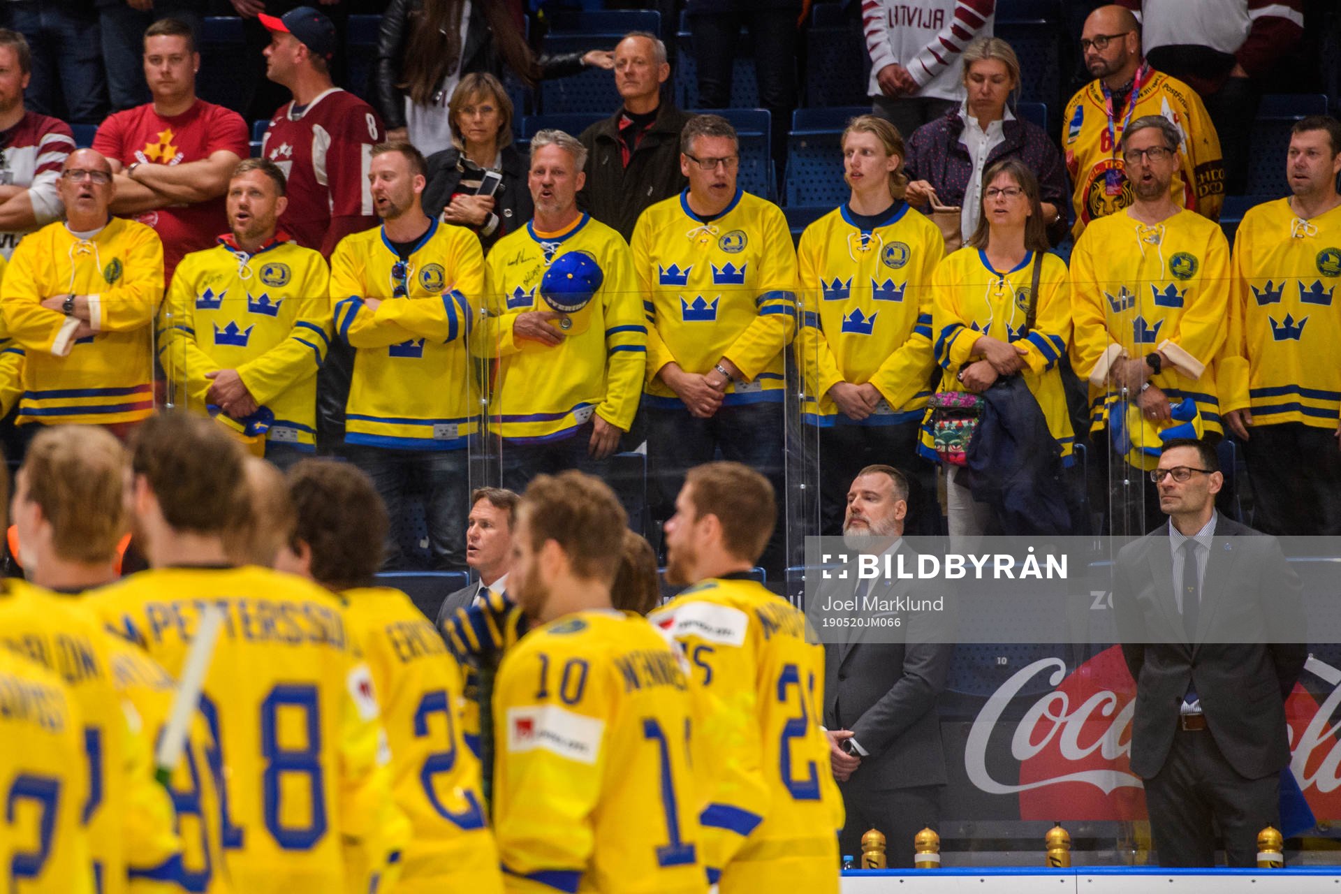 Head coach Rikard Grönborg and assistant coach Peter