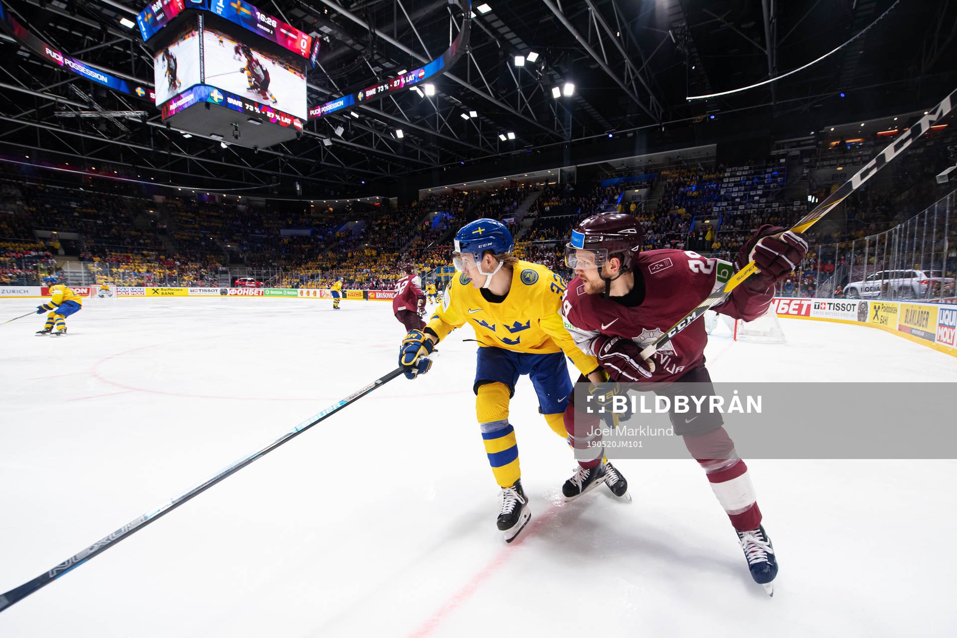Oskar Lindblom of Sweden and Ralfs Freibergs of Latvia