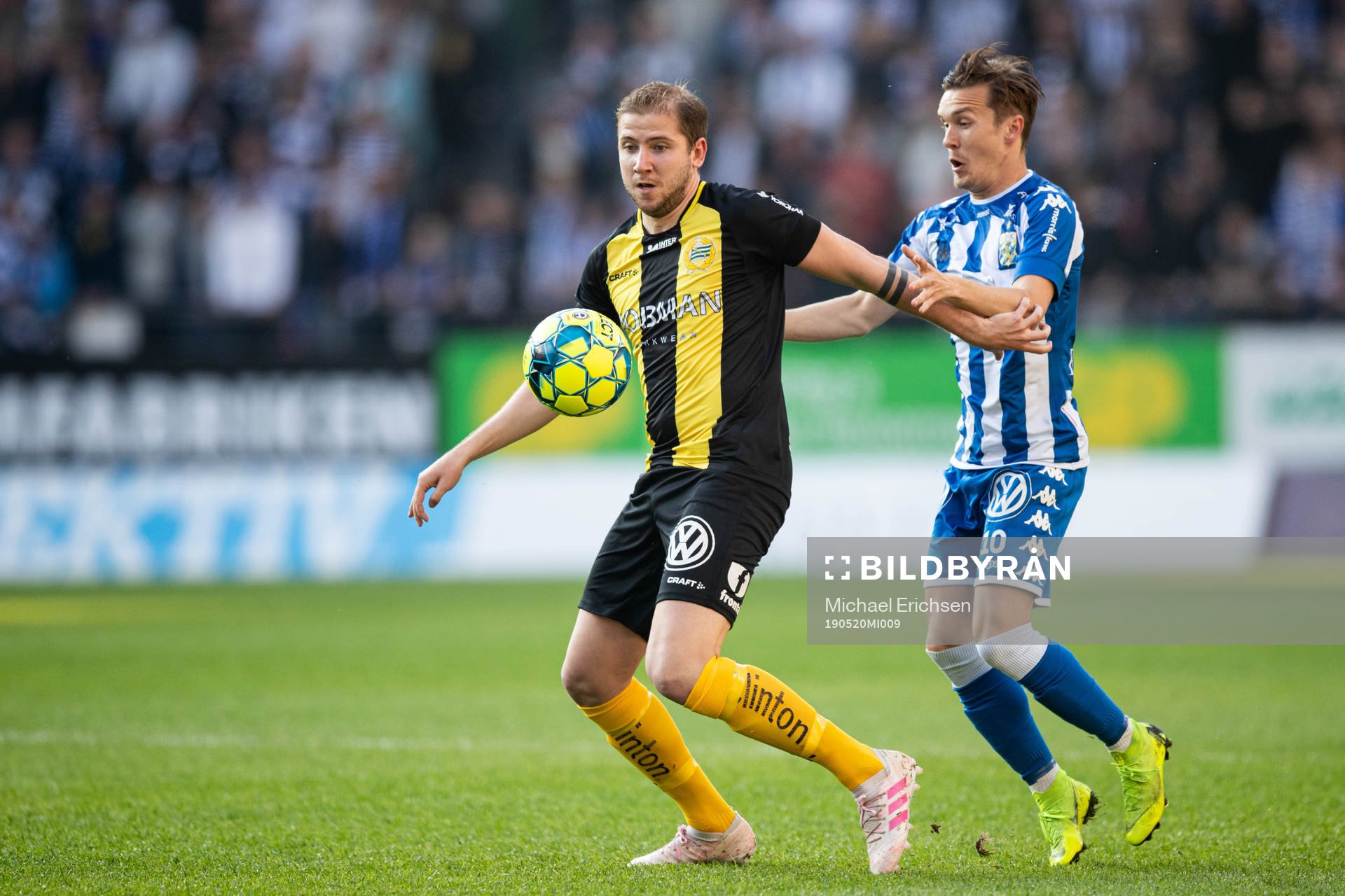 Hammarbys Darijan Bojanic och IFK Göteborgs Patrik