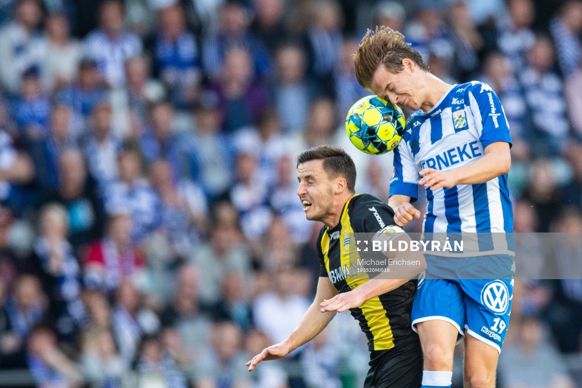 Hammarbys Jeppe Andersen och IFK Göteborgs August