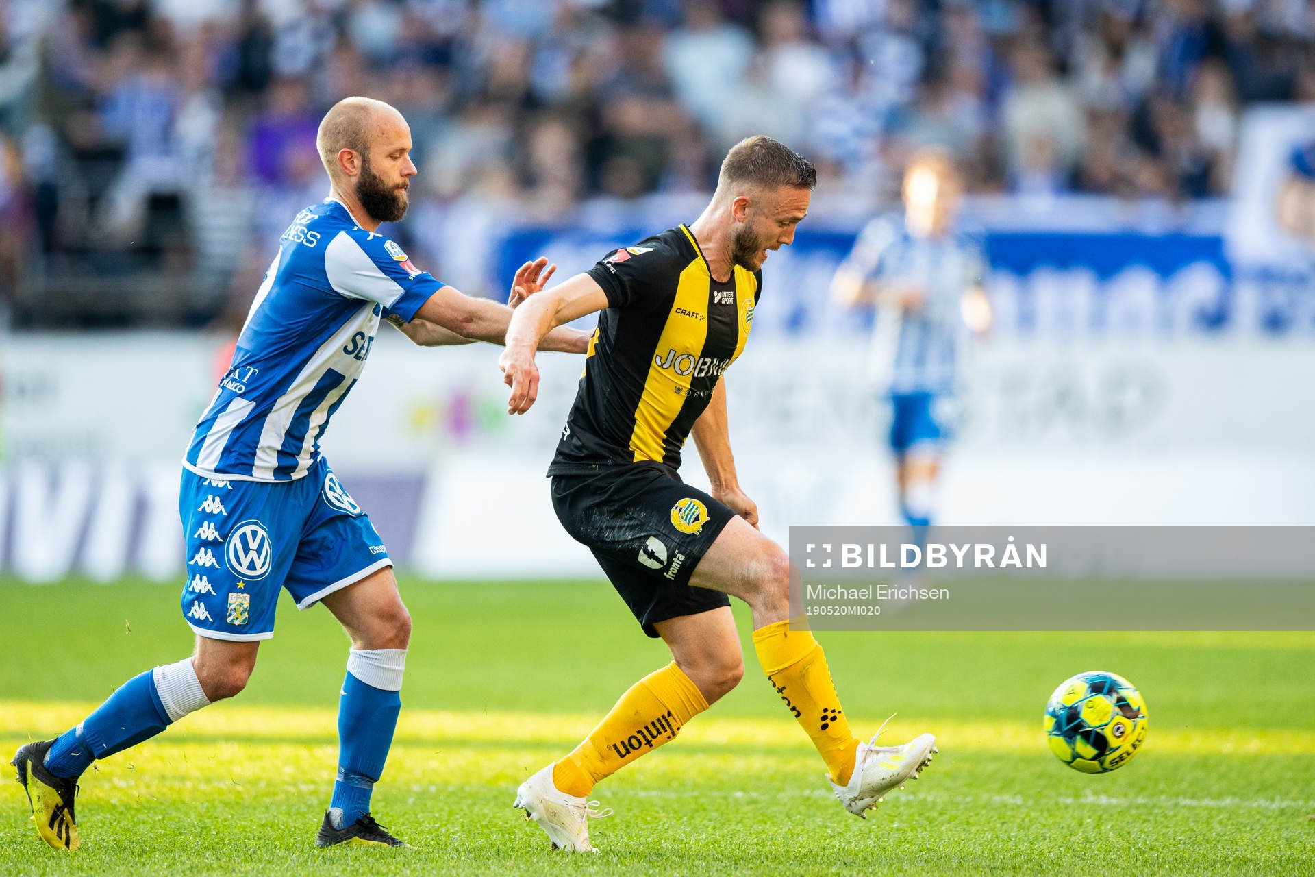 IFK Göteborgs Robin Söder och Hammarbys Mats Solheim