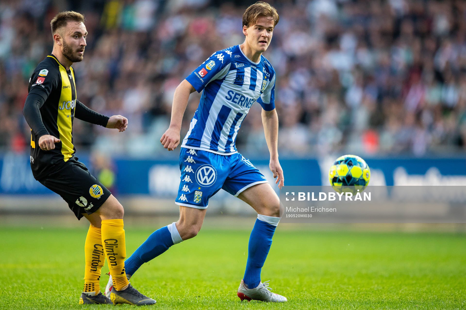 Hammarbys Muamer Tankovic och IFK Göteborgs August