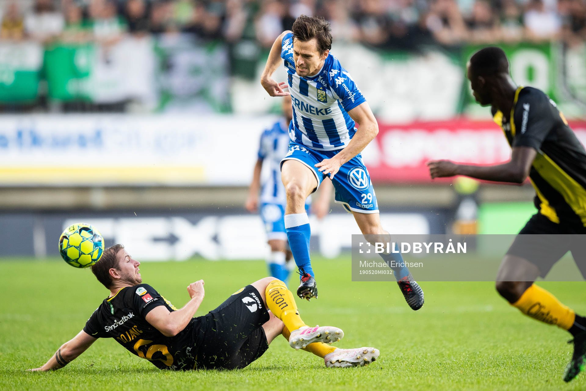 IFK Göteborgs Lasse Vibe och Hammarbys Darijan Bojanic