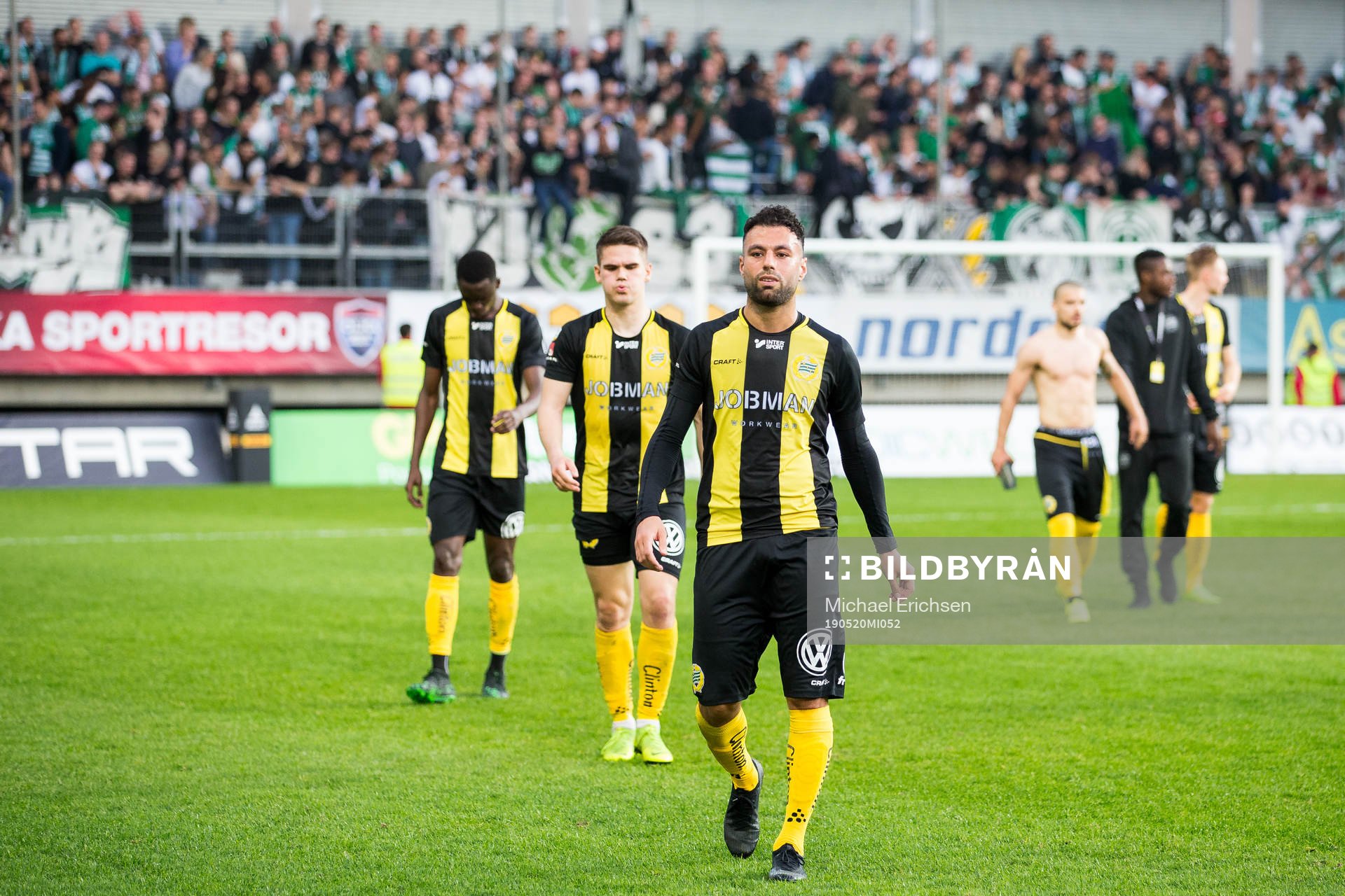 Hammarbys Imad Khalili efter fotbollsmatchen i allsvenskan mellan IFK Göteborg och Hammarby den 20 maj 2019 i Göteborg.