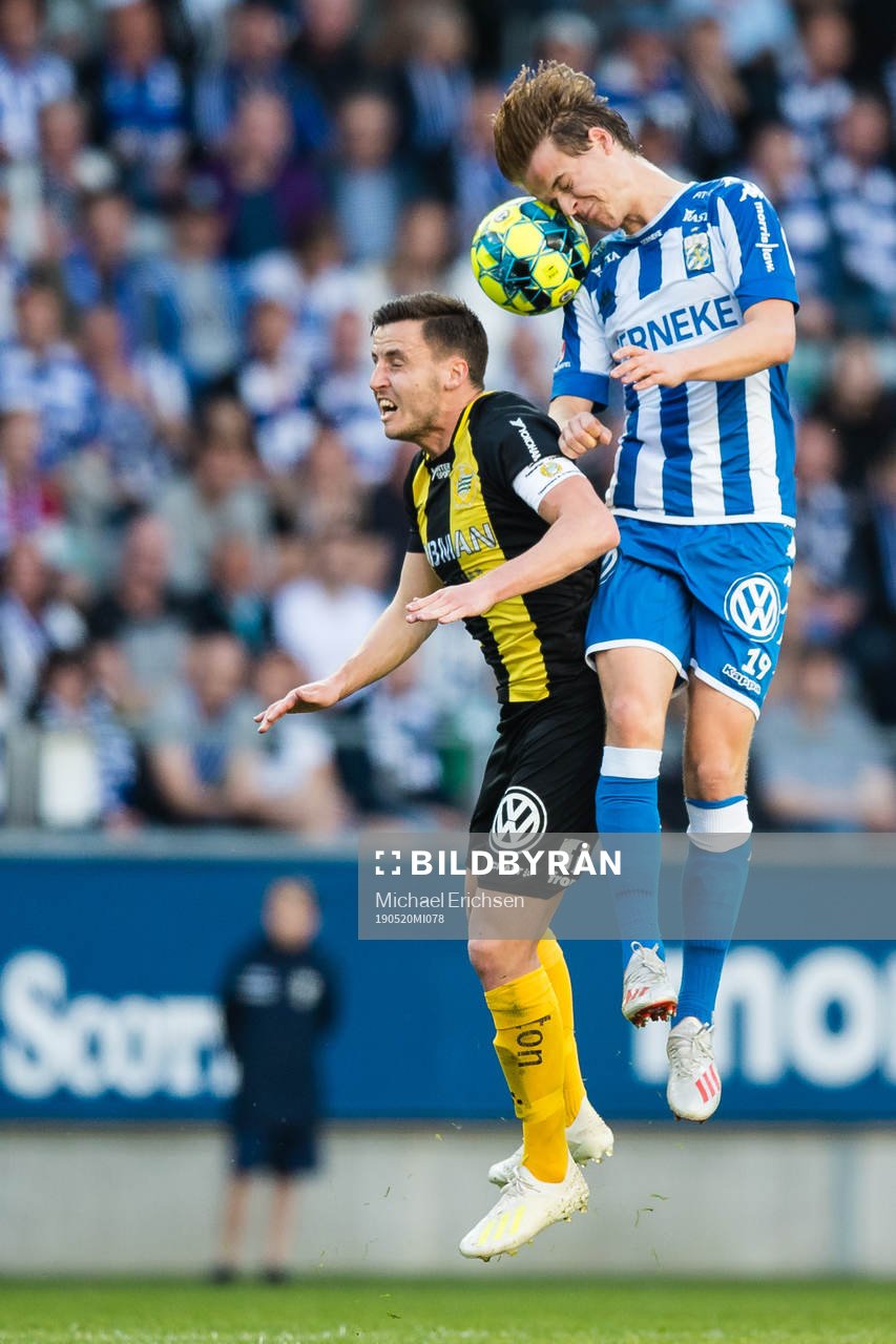Hammarbys Jeppe Andersen och IFK Göteborgs August