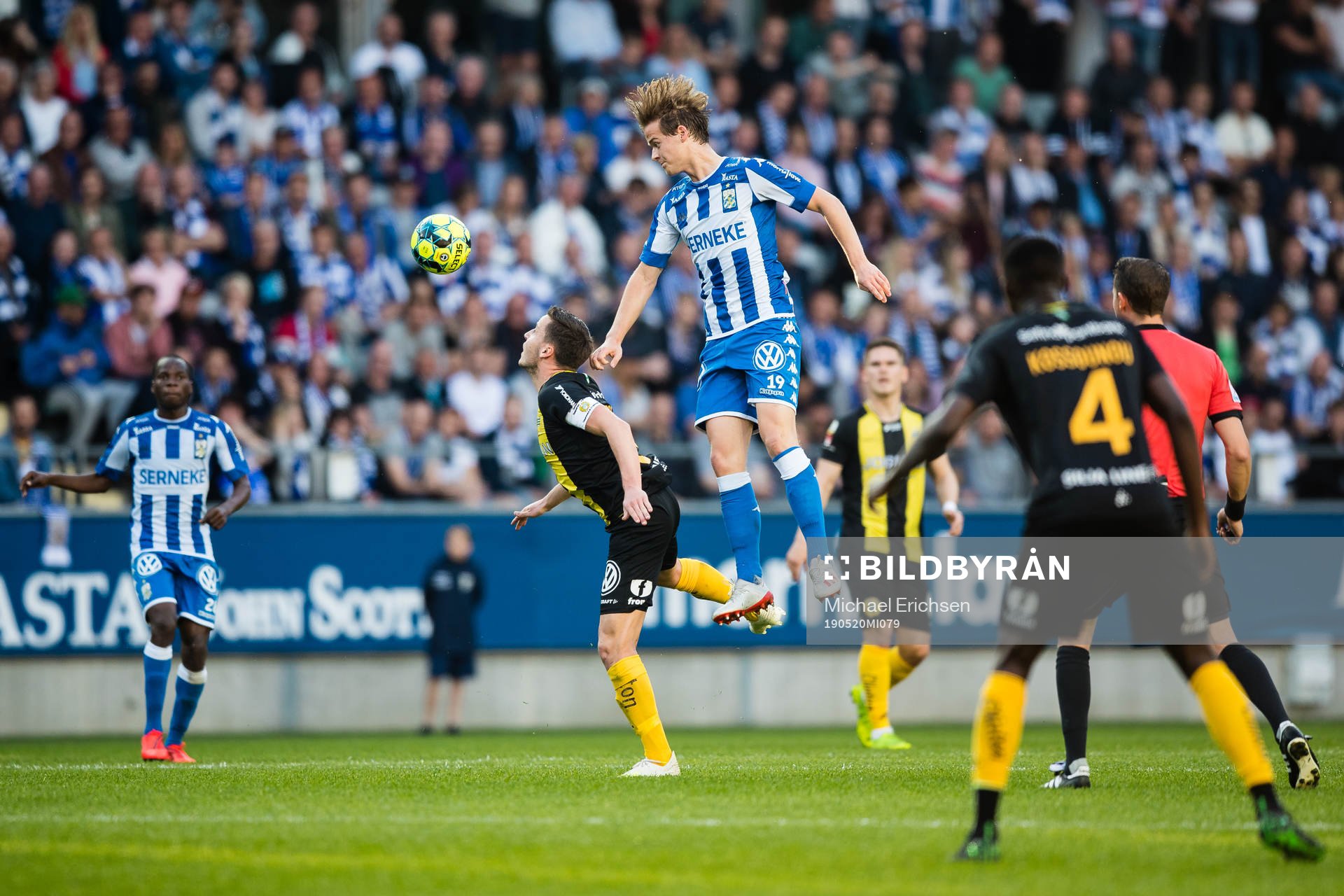 Hammarbys Jeppe Andersen och IFK Göteborgs August