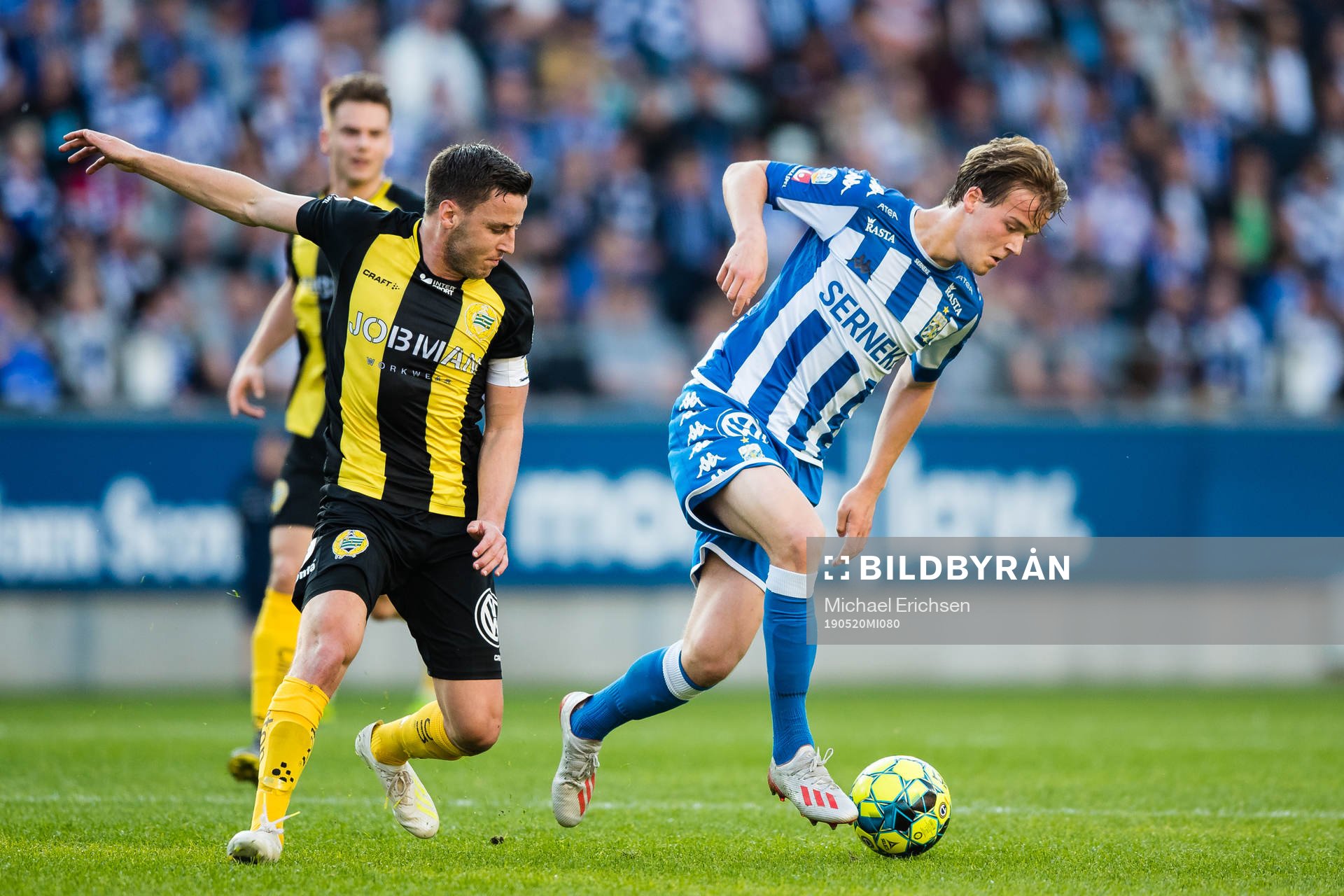 Hammarbys Jeppe Andersen och IFK Göteborgs August
