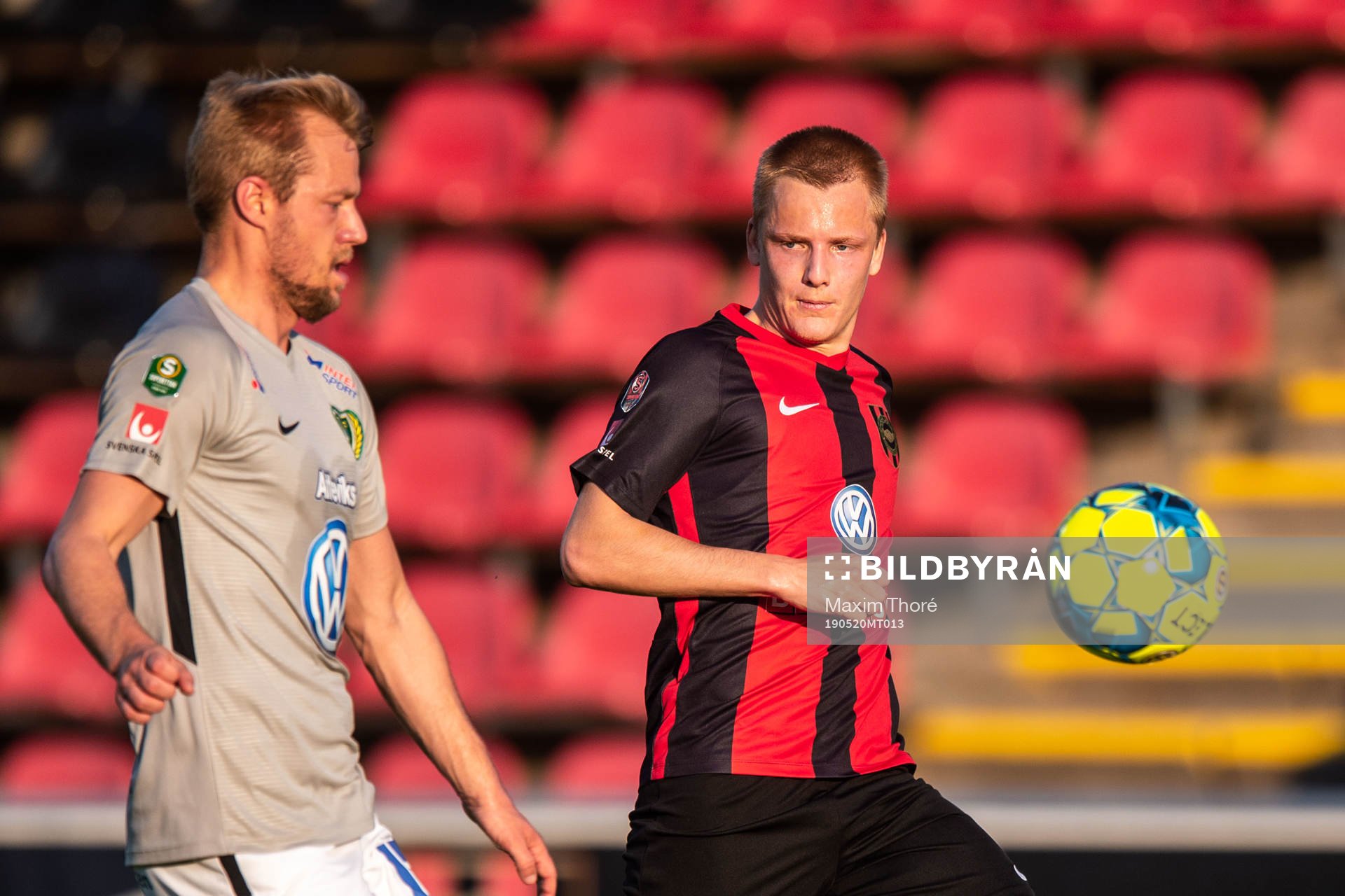 Brommapojkarnas Billy Nordström och Jönköpings Sebastian