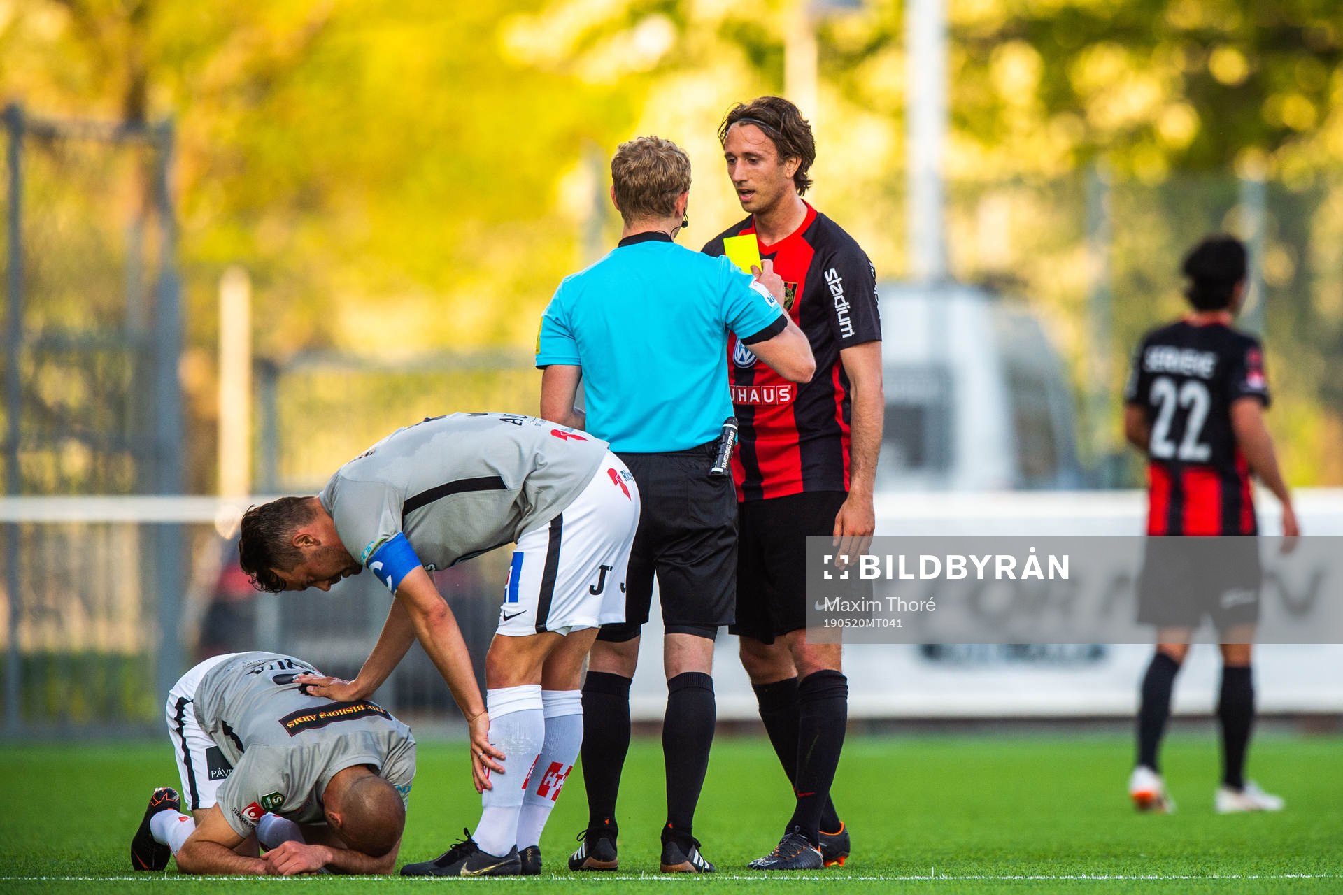 Brommapojkarnas Philip Hellquist  tilldelas en varning