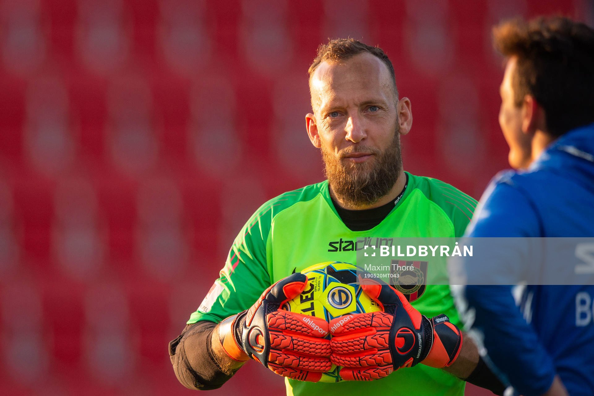Brommapojkarnas målvakt Benny Lekström