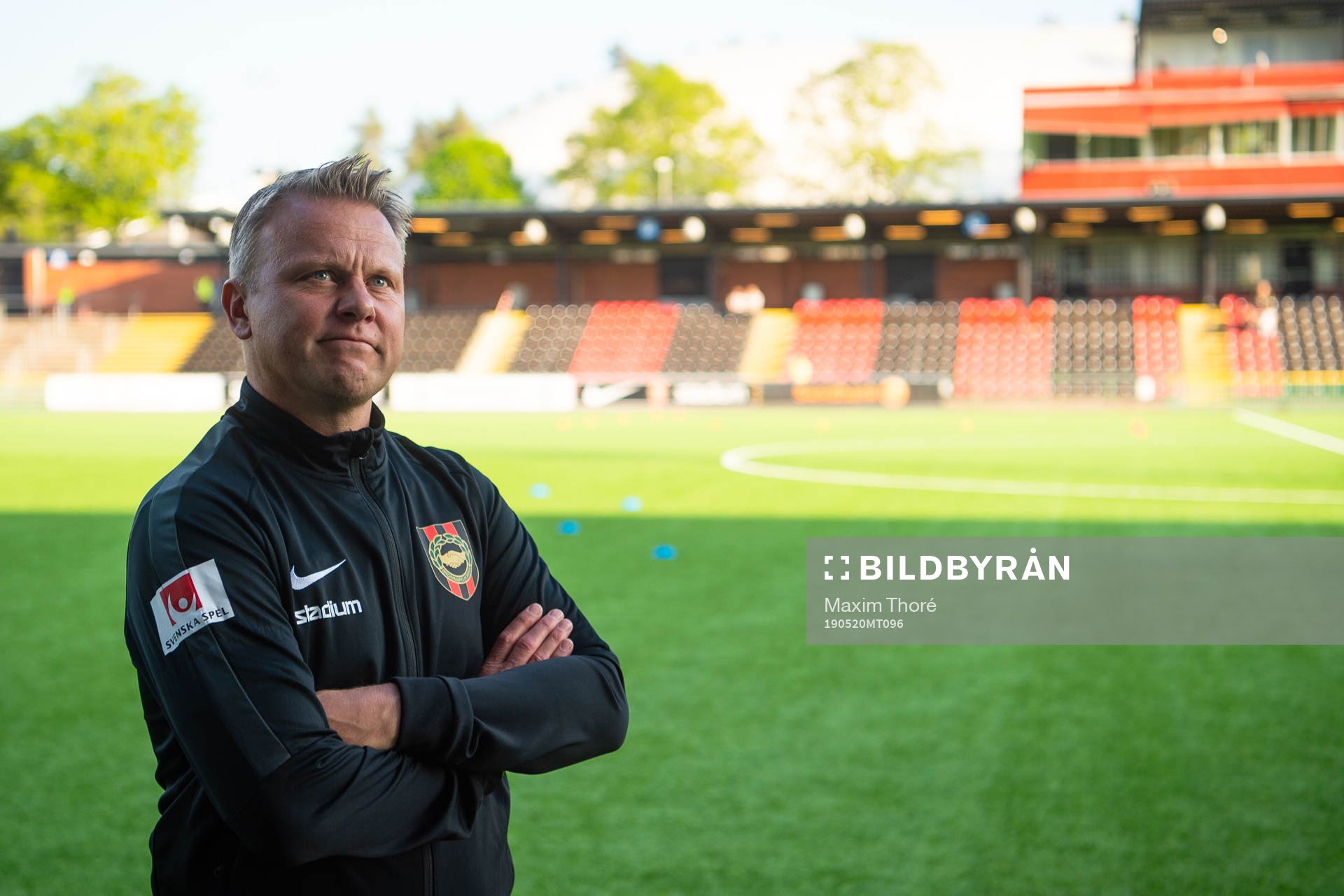 Brommapojkarnas tränare Roberth Björknesjö