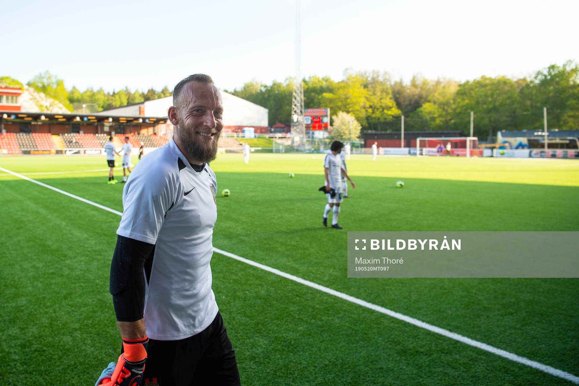 Brommapojkarnas målvakt Benny Lekström