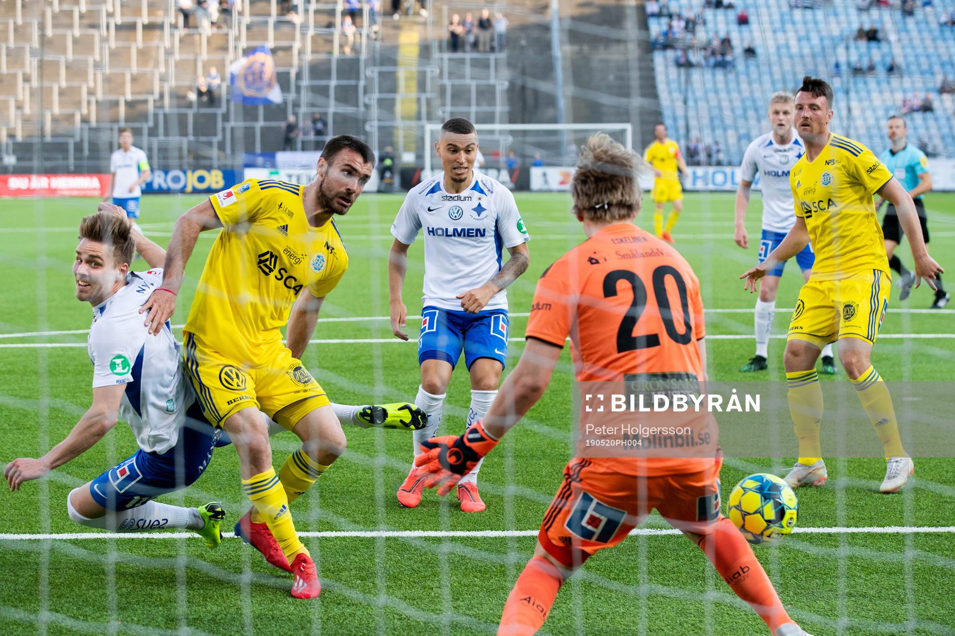IFK Norrköpings Christoffer Nyman gör 1-0 bakom