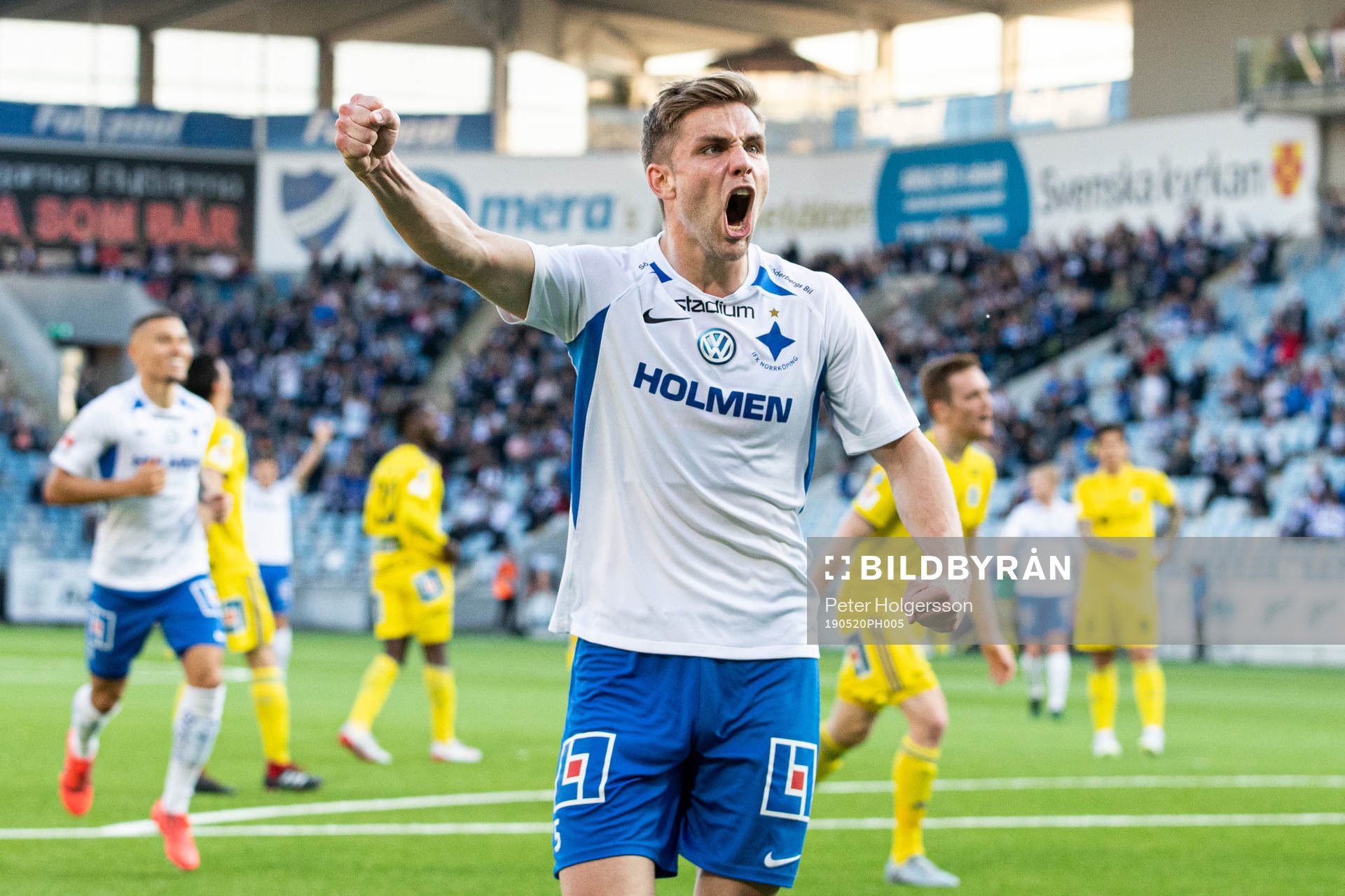 IFK Norrköpings Christoffer Nyman jublar