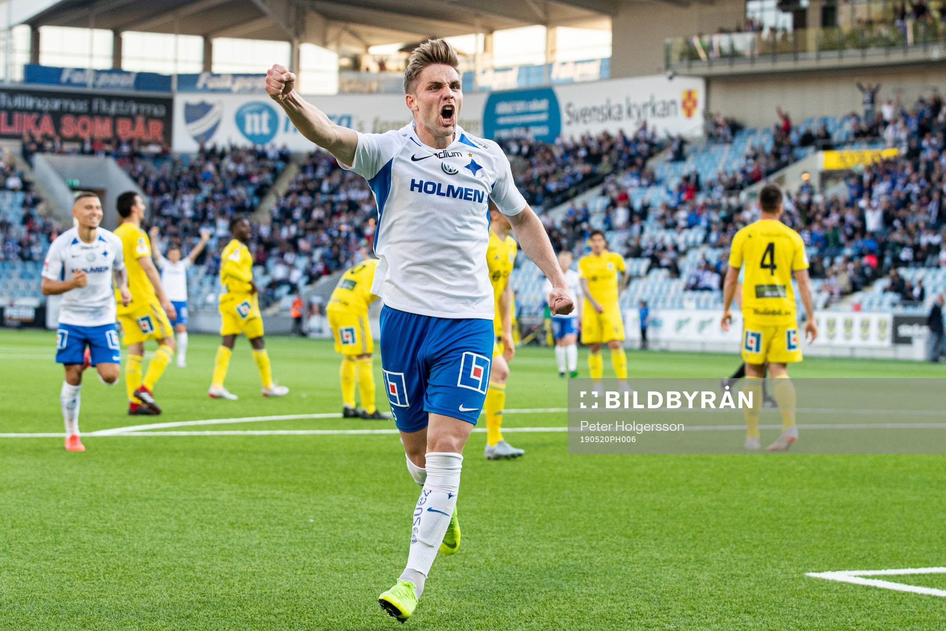 IFK Norrköpings Christoffer Nyman jublar