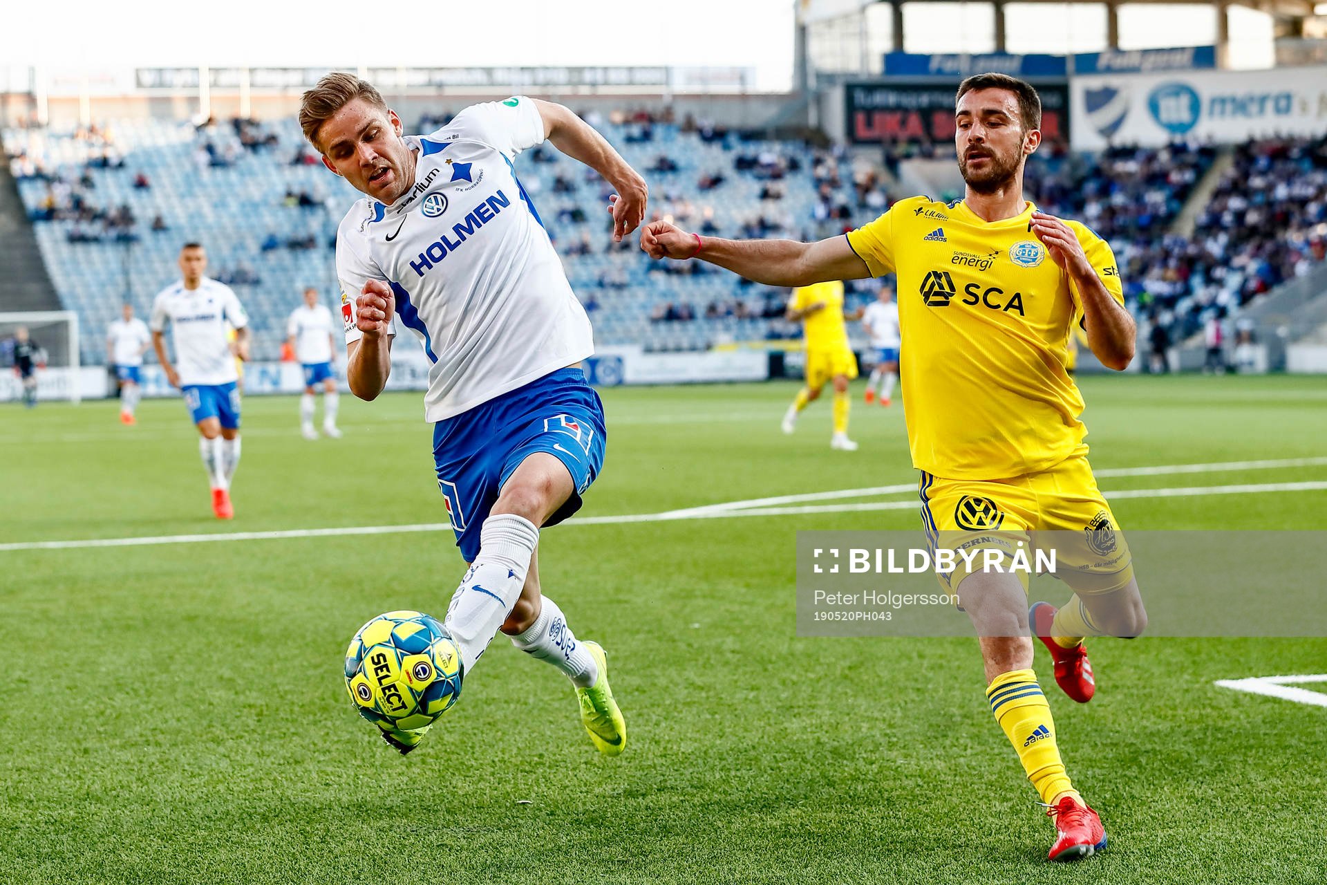 IFK Norrköpings Christoffer Nyman och Sundsvalls Juan Jose