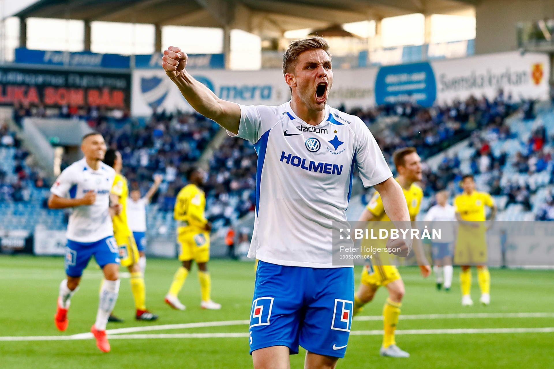 IFK Norrköpings Christoffer Nyman jublar
