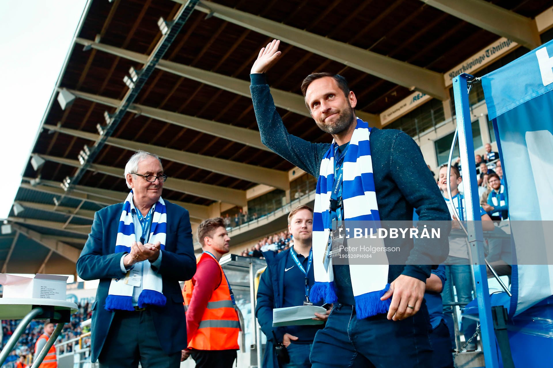 IFK Norrköpings Mattias Florén firades för över 200