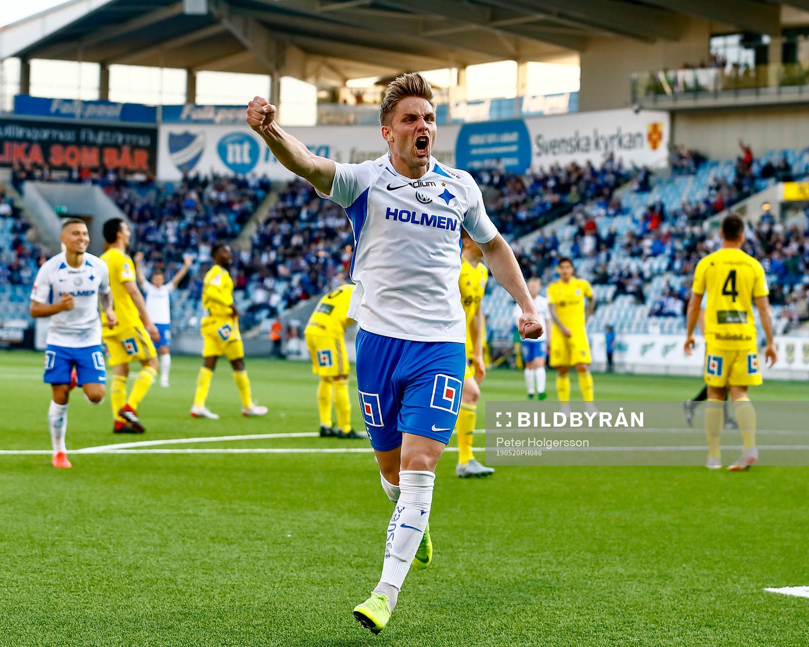IFK Norrköpings Christoffer Nyman jublar