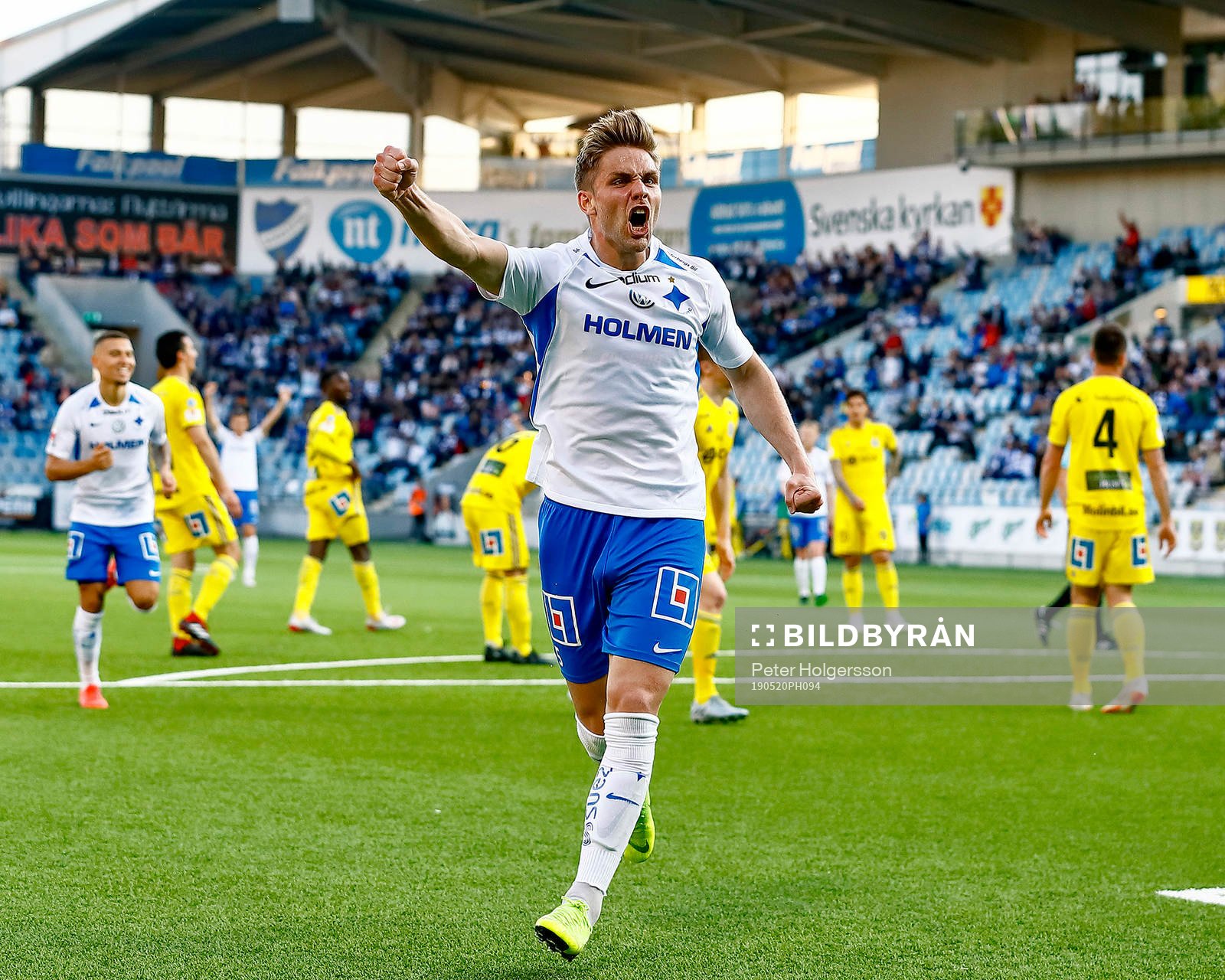 IFK Norrköpings Christoffer Nyman jublar