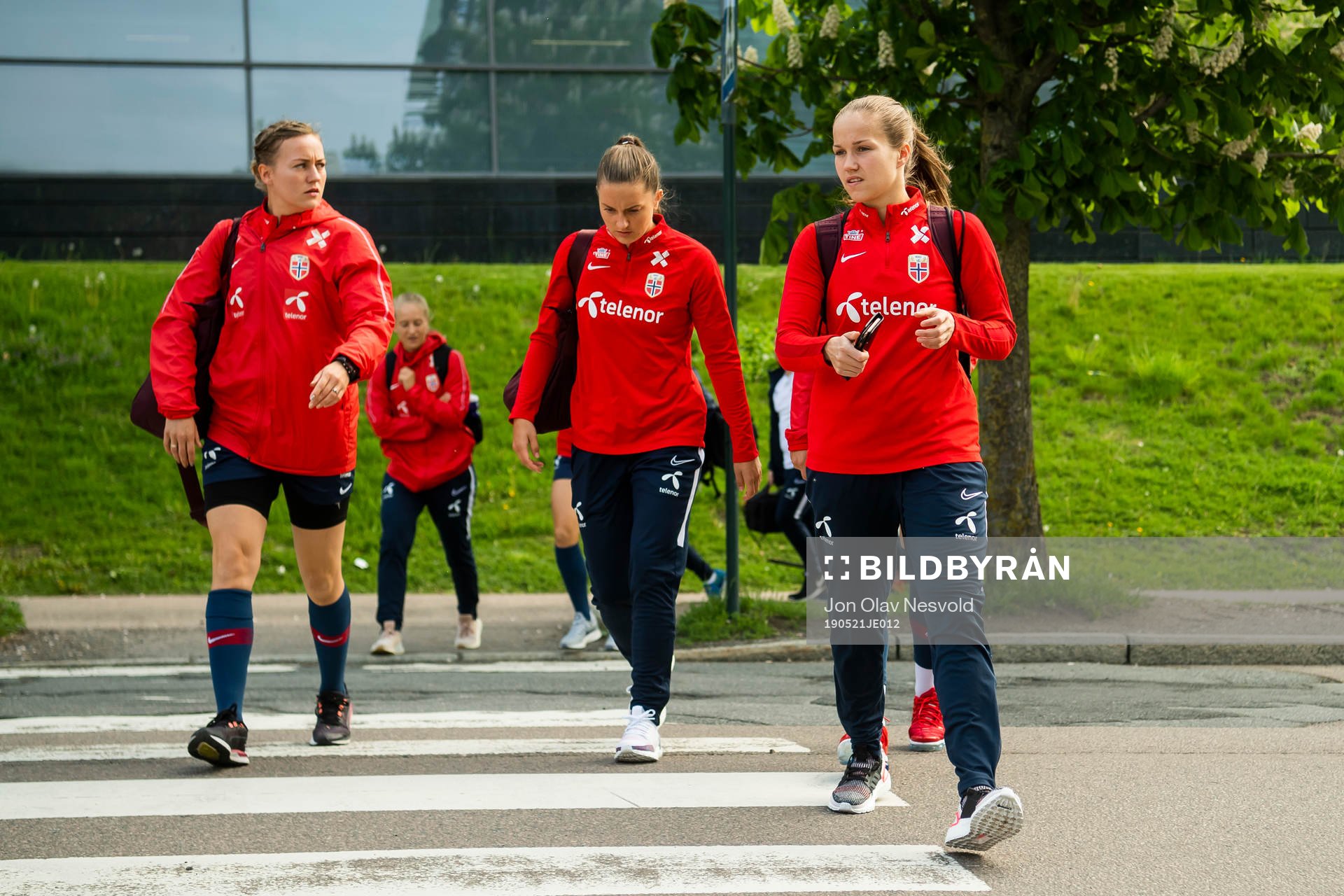 Kristine Minde, Vilde Bøe Risa and Guro Reiten of Norway