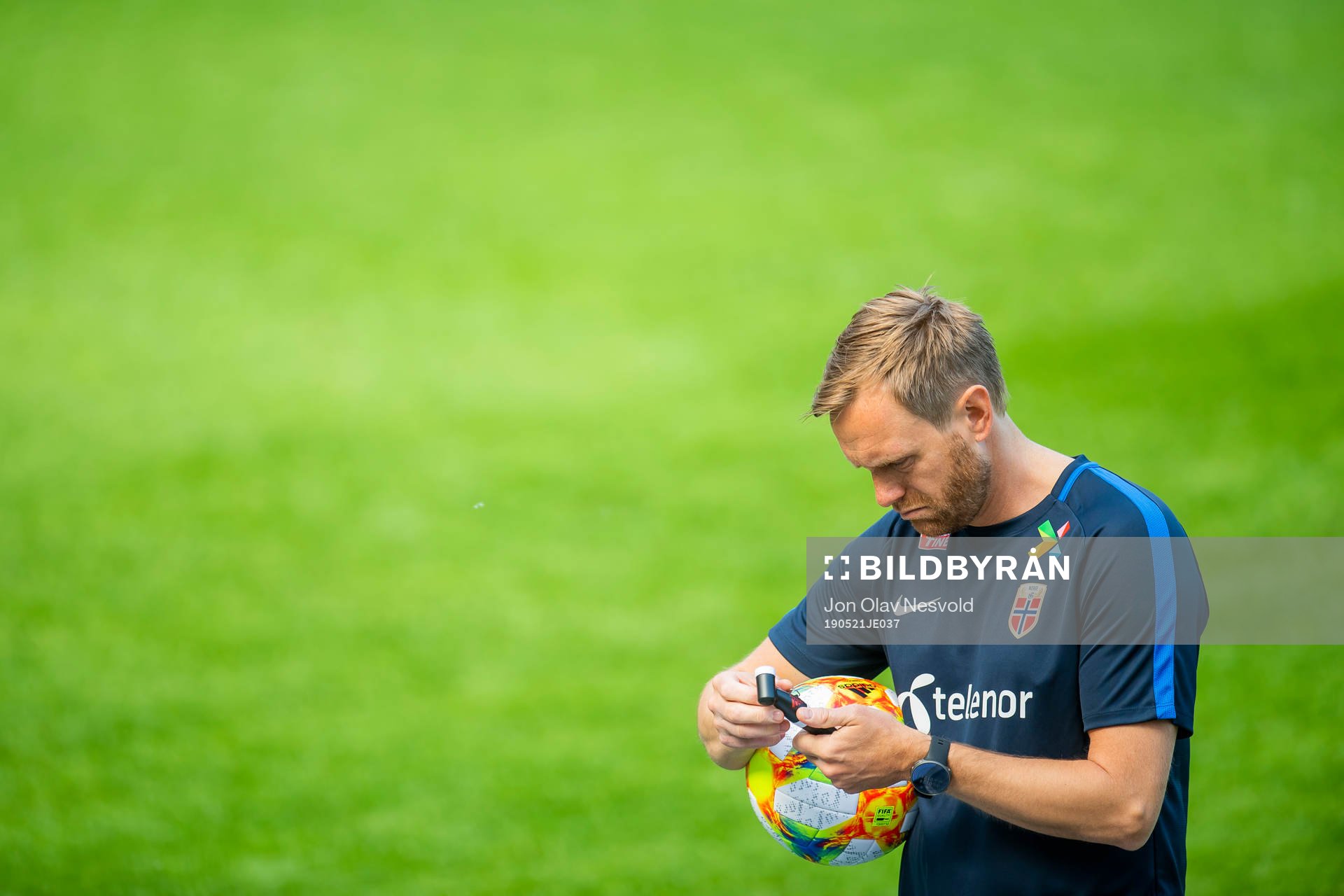 Martin Sjögren, head coach of Norway
