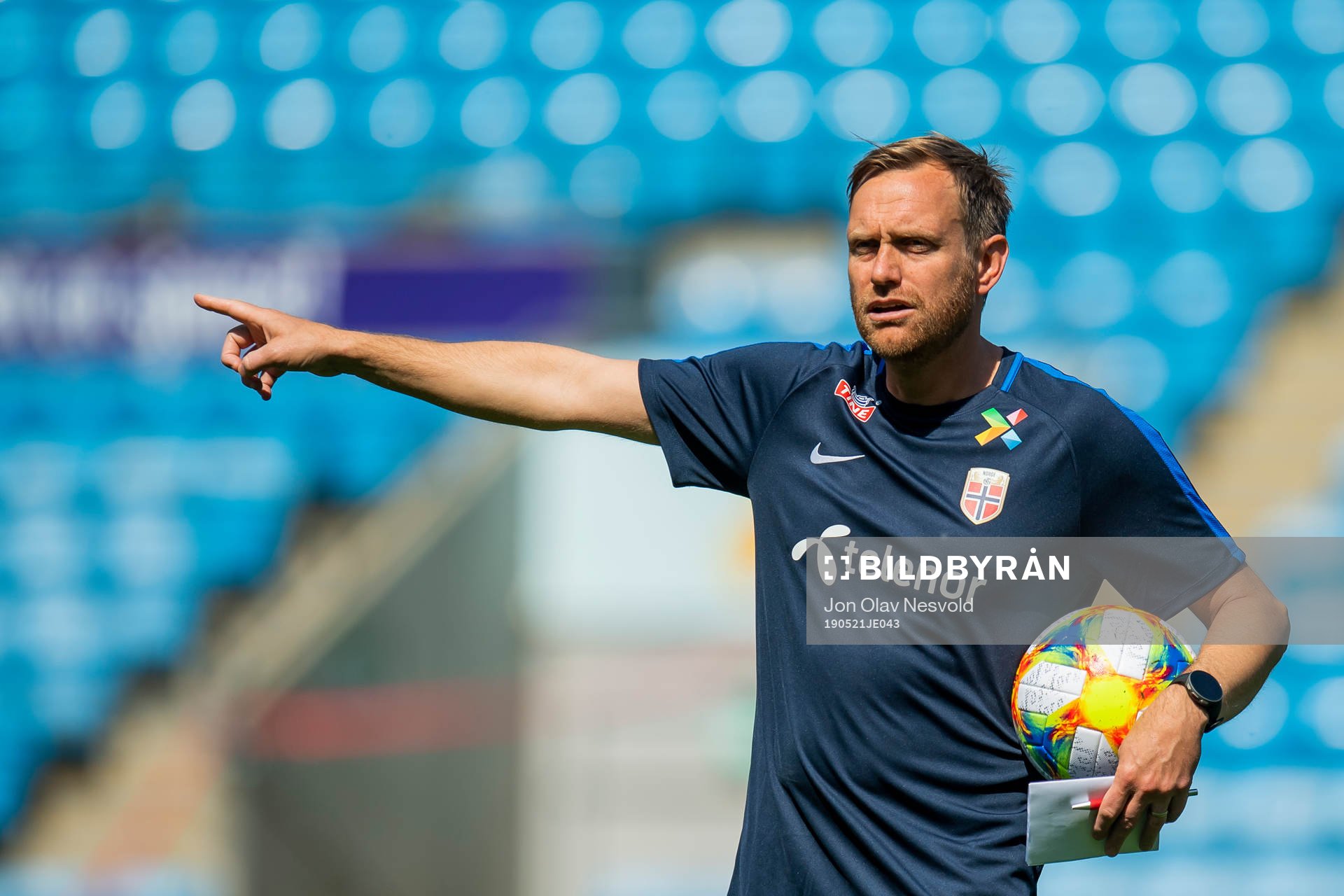 Martin Sjögren, head coach of Norway