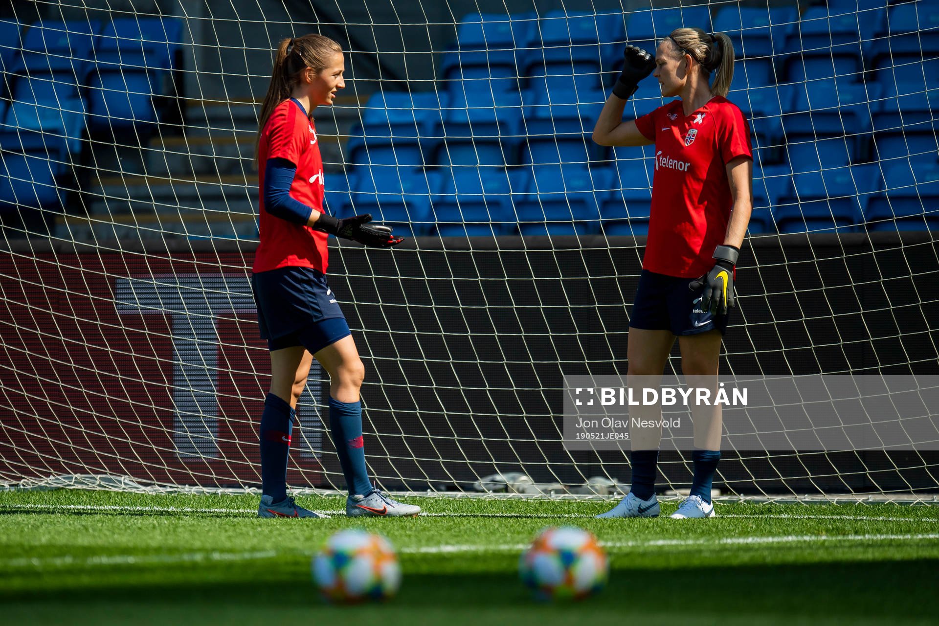 Goalkeeper Cecilie Hauståker Fiskerstrand and goalkeeper