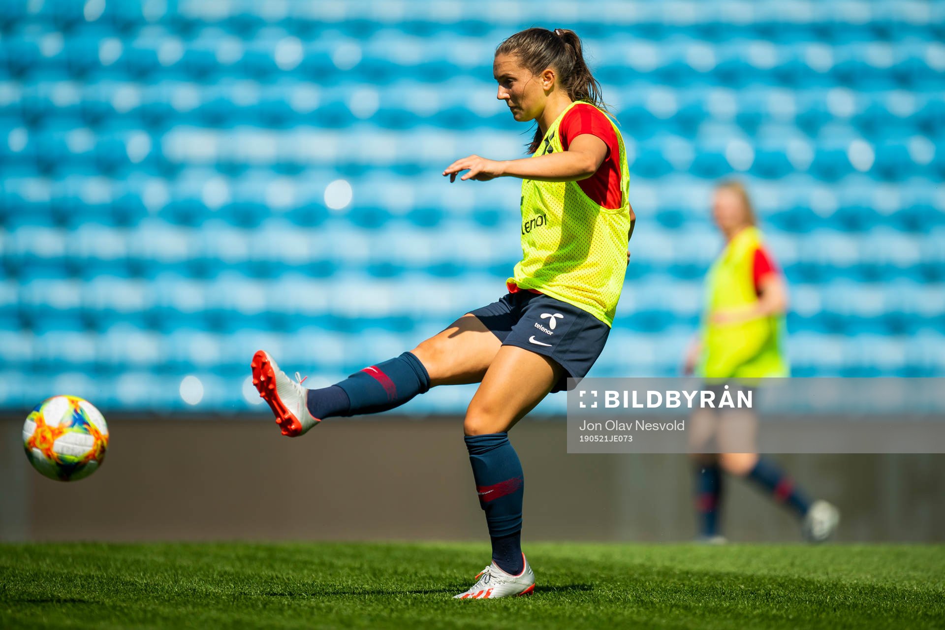 Vilde Bøe Risa of Norway during a training session on May 21, 2019 in Oslo.
