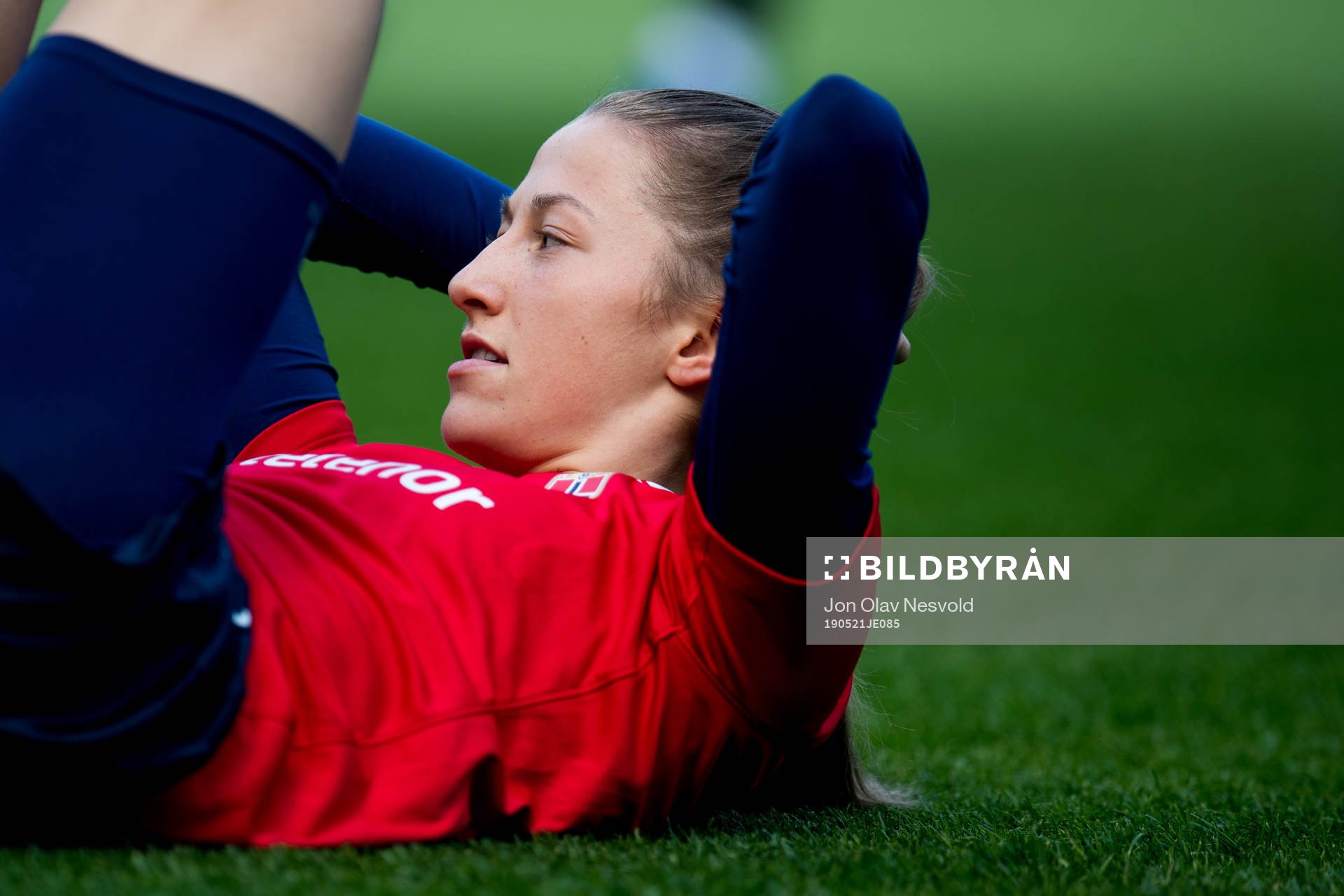 Goalkeeper Cecilie Hauståker Fiskerstrand of Norway