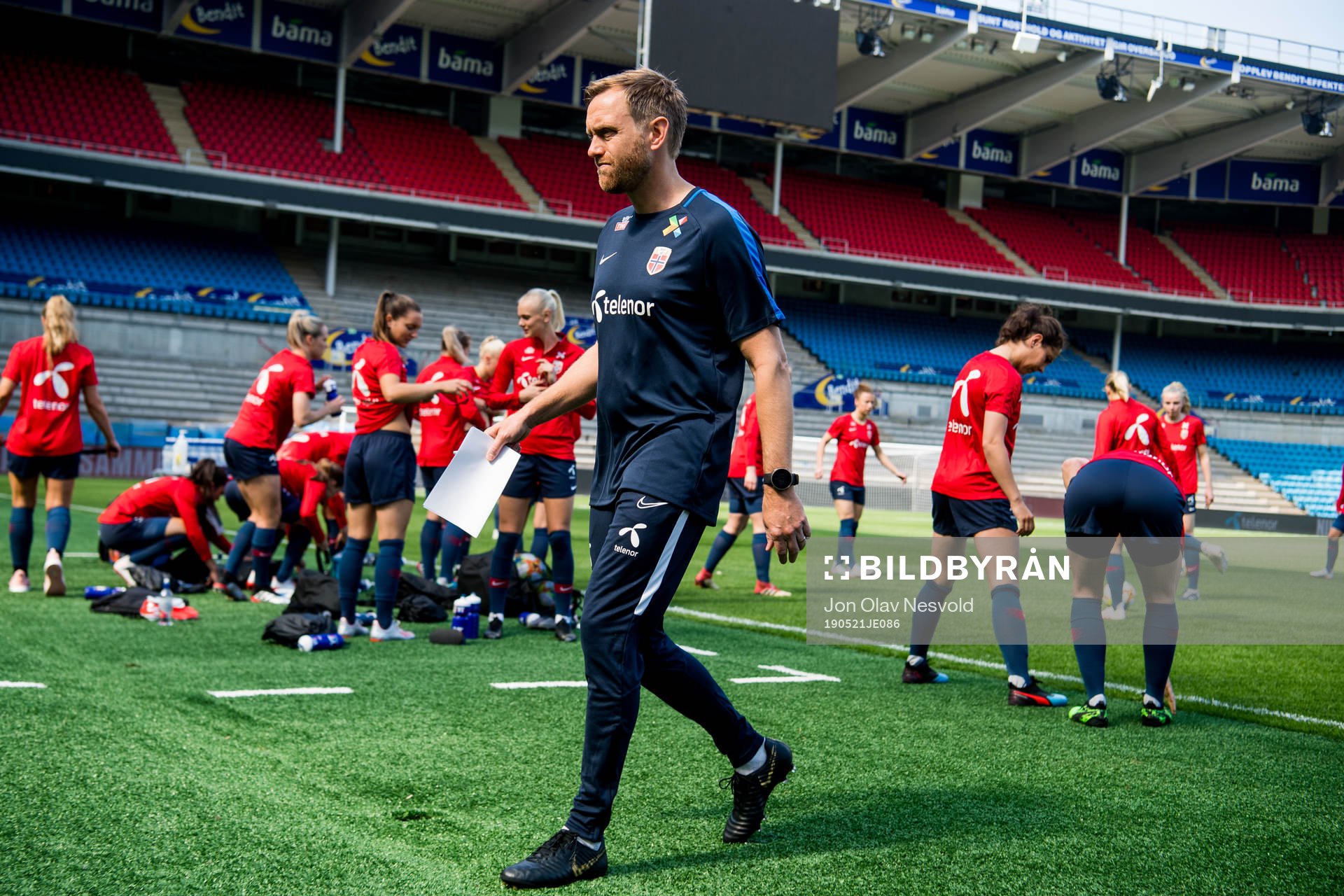 Martin Sjögren, head coach of Norway