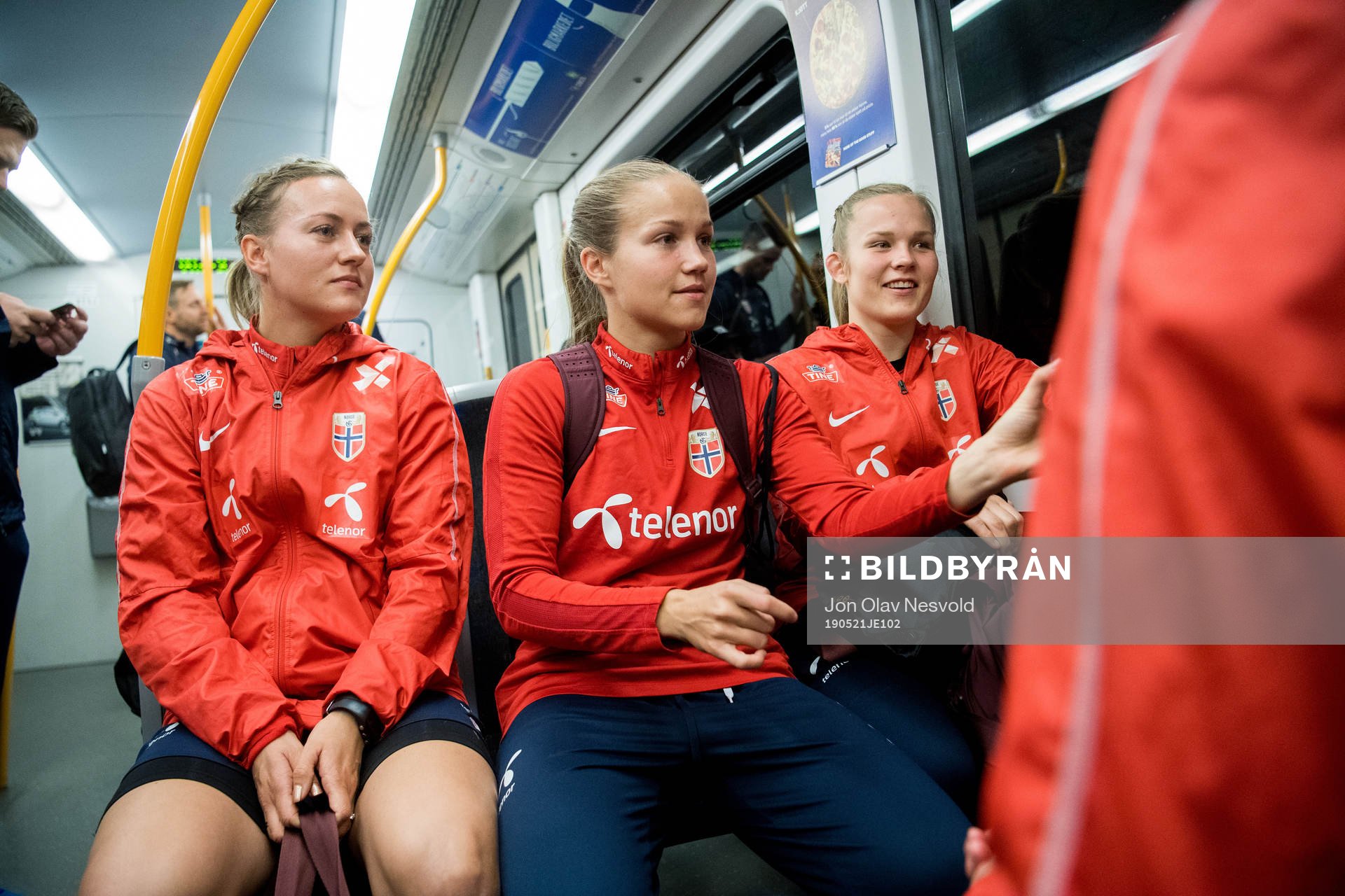 Kristine Minde, Guro Reiten and goalkeeper Oda Maria Hove