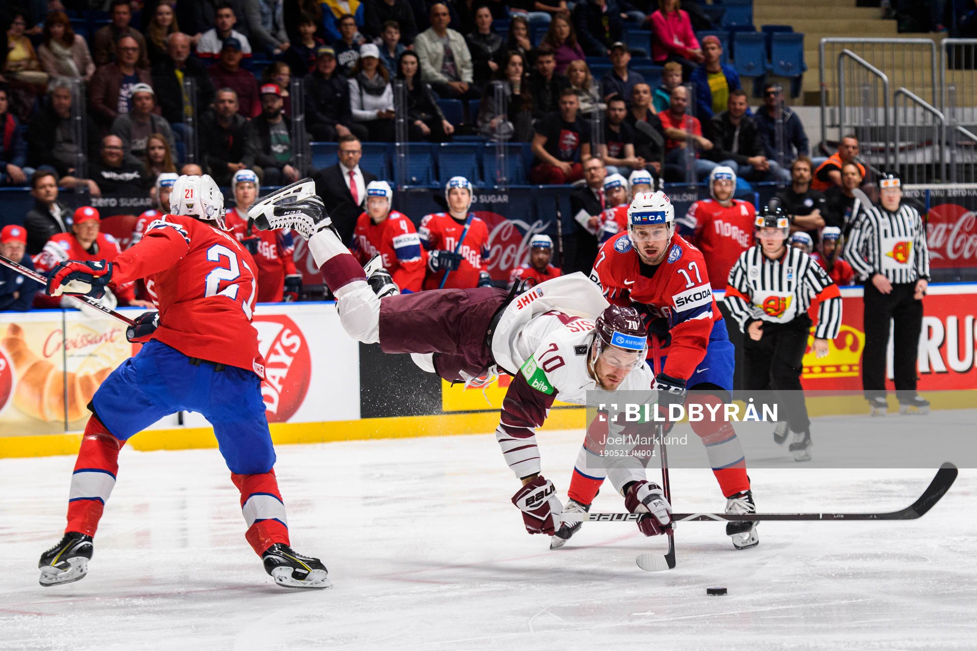 Miks Indrasis of Latvia against Christian Bull and Stefan