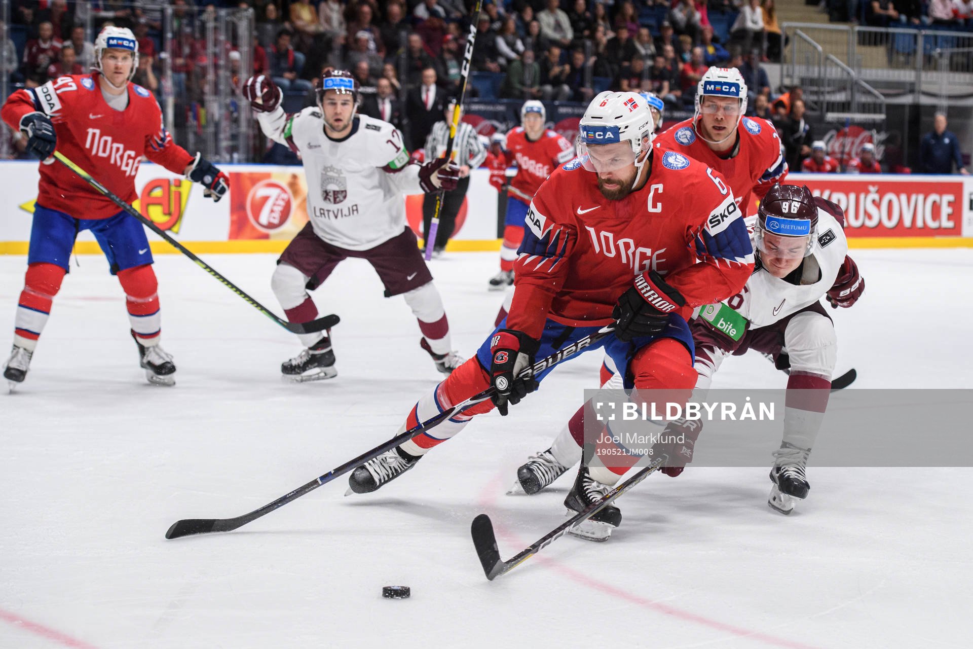 Jonas Holøs of Norway and Maris Bicevskis of Latvia