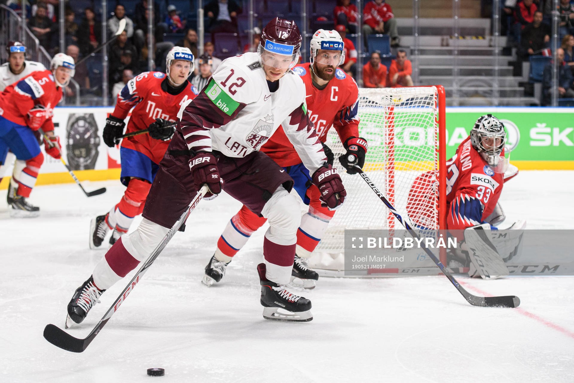 Rihards Marenis of Latvia against Jonas Holøs and