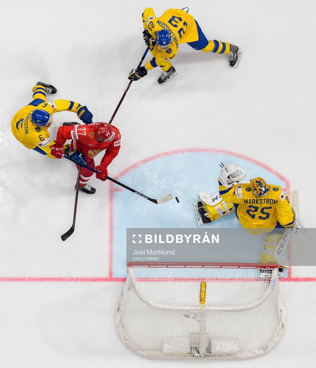 Kirill Kaprizov of Russia against Oliver Ekman Larsson,