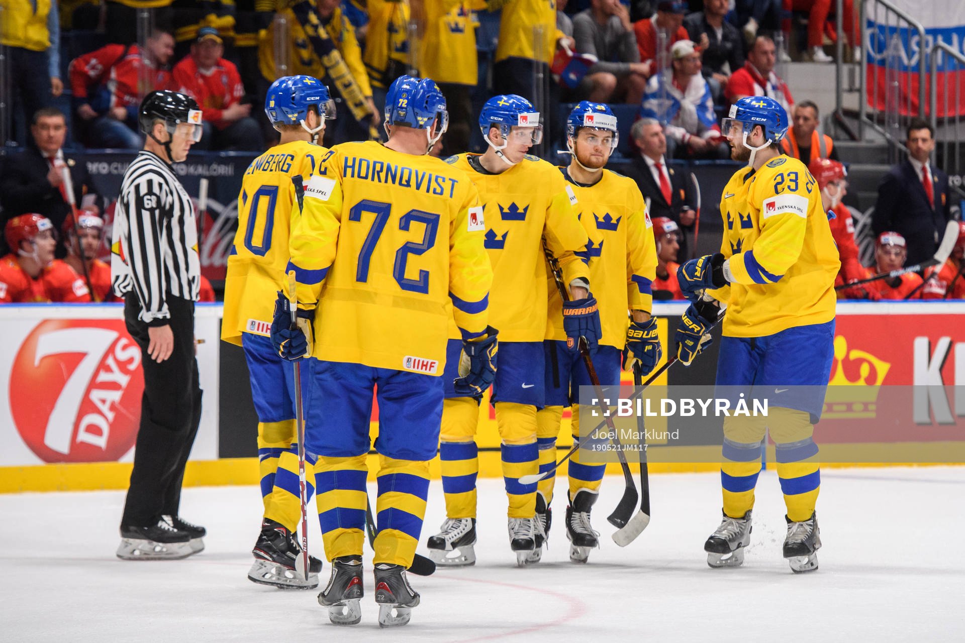 Alexander Wennberg, Patric Hörnqvist, John Klingberg,