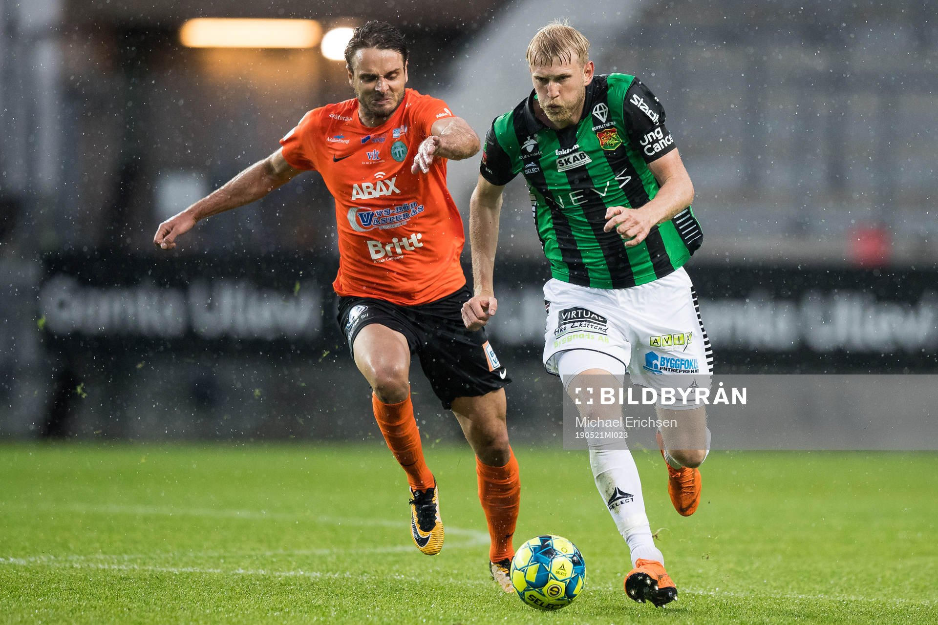 Västerås Emir Smajic och GAIS Carl Elfgren Nyström
