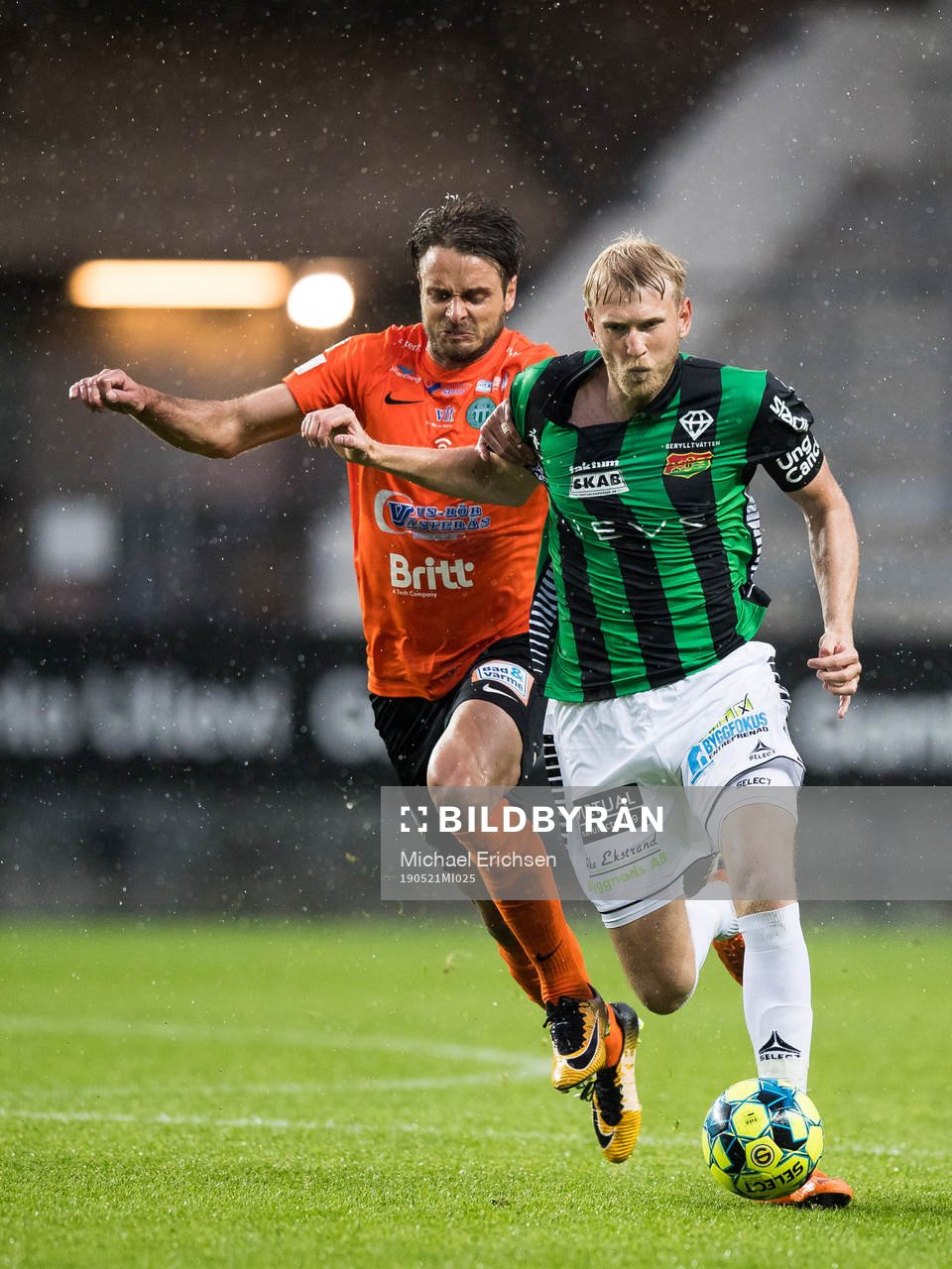 Västerås Emir Smajic och GAIS Carl Elfgren Nyström