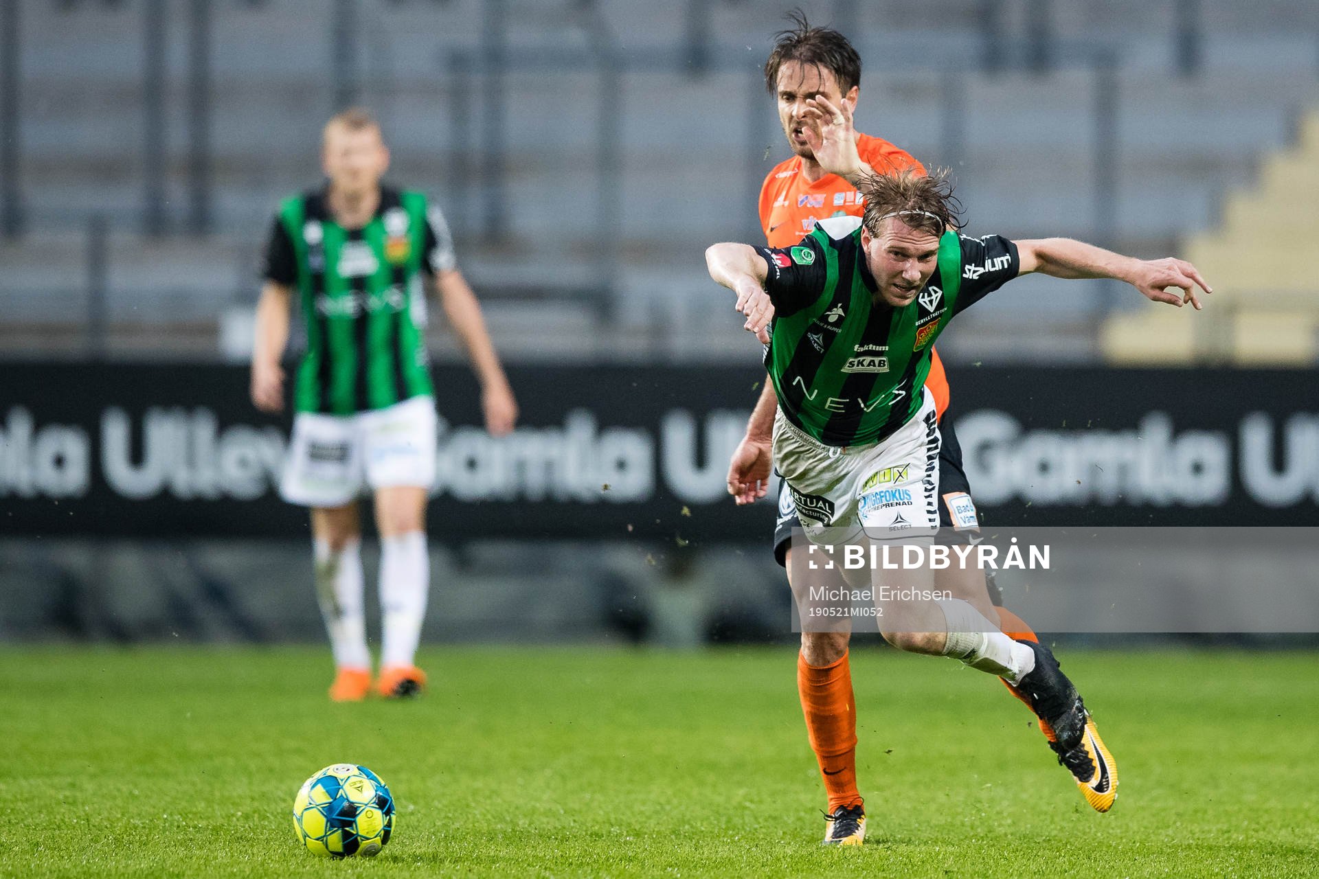 GAIS August Wängberg faller